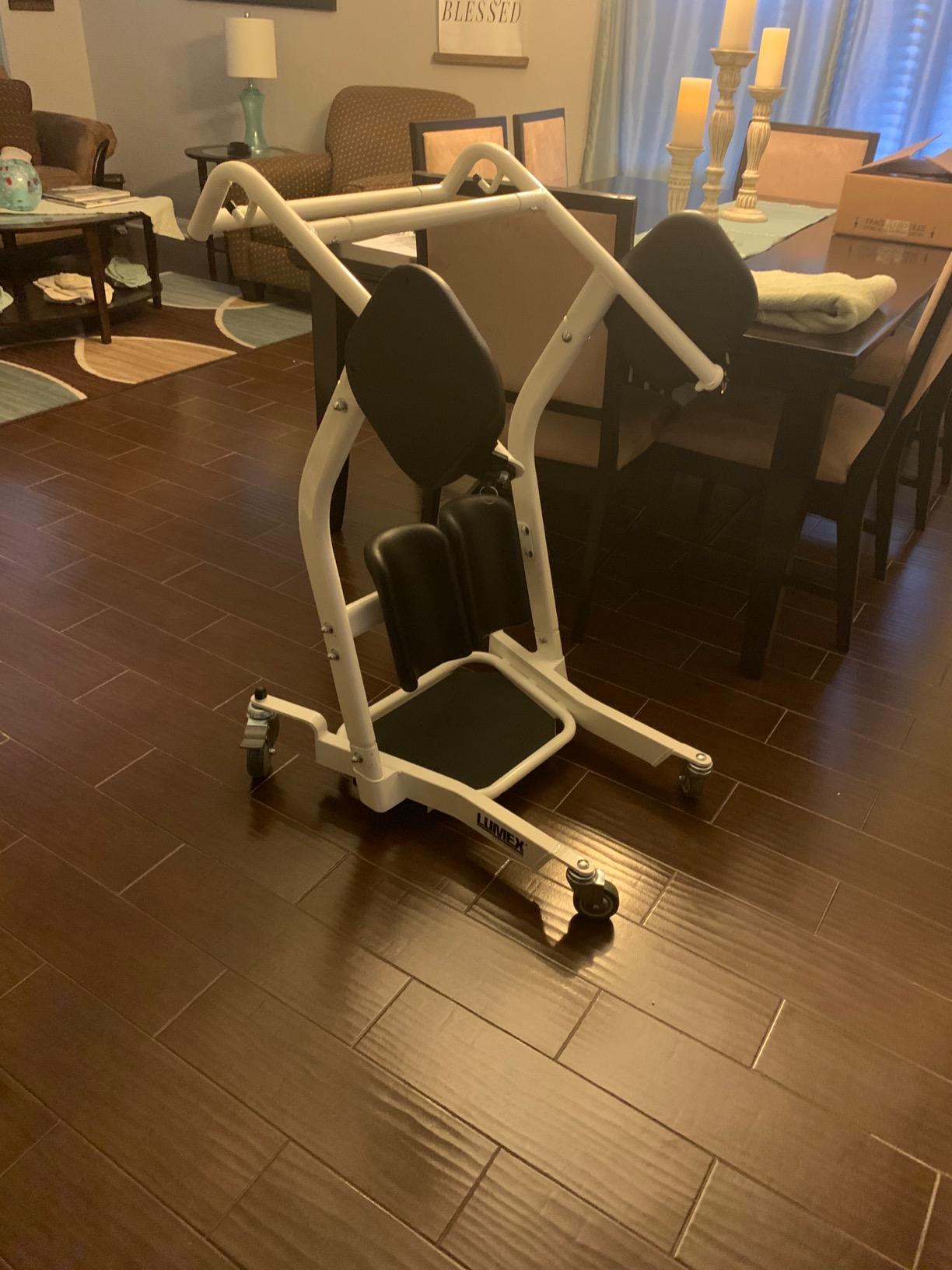 Lumex LF1600 Stand Assist, Sit to Stand Patient Lift for Elderly Seniors customer photo 2