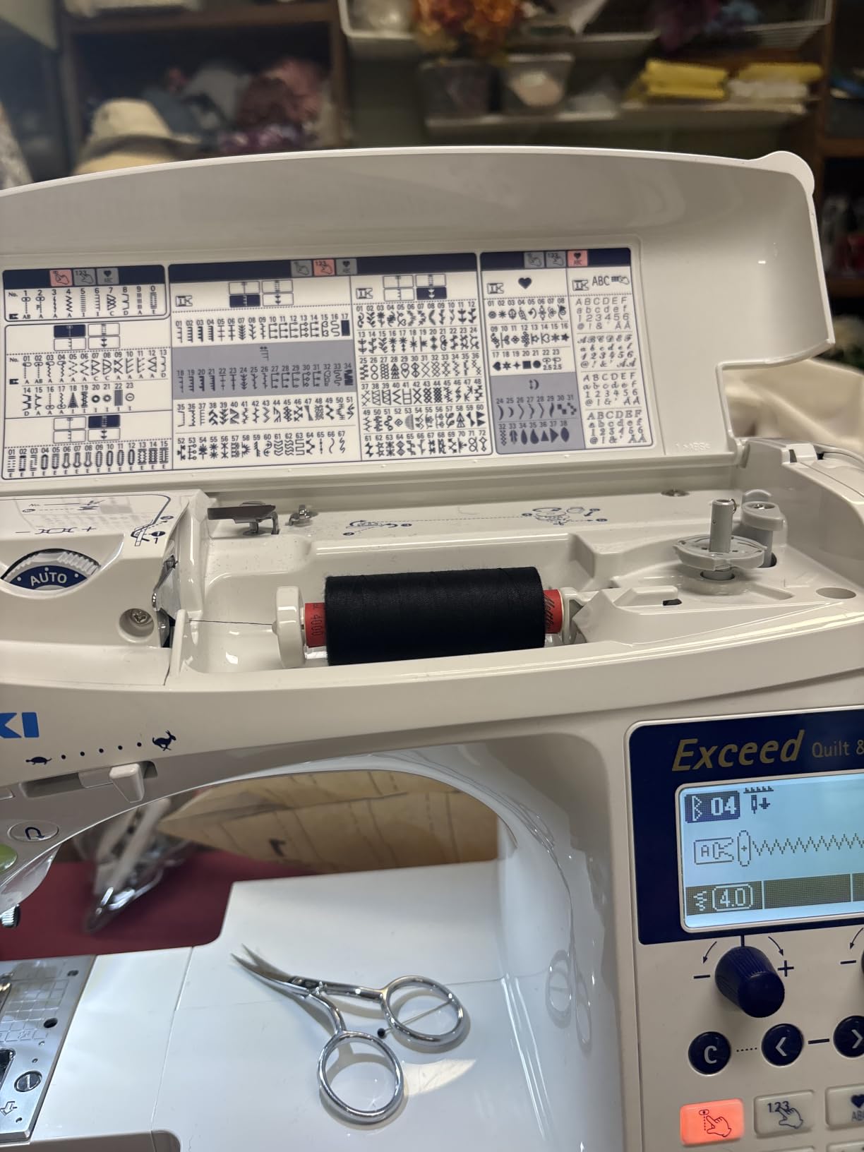 Juki HZL-F600 Computerized Sewing and Quilting Machine customer photo 1