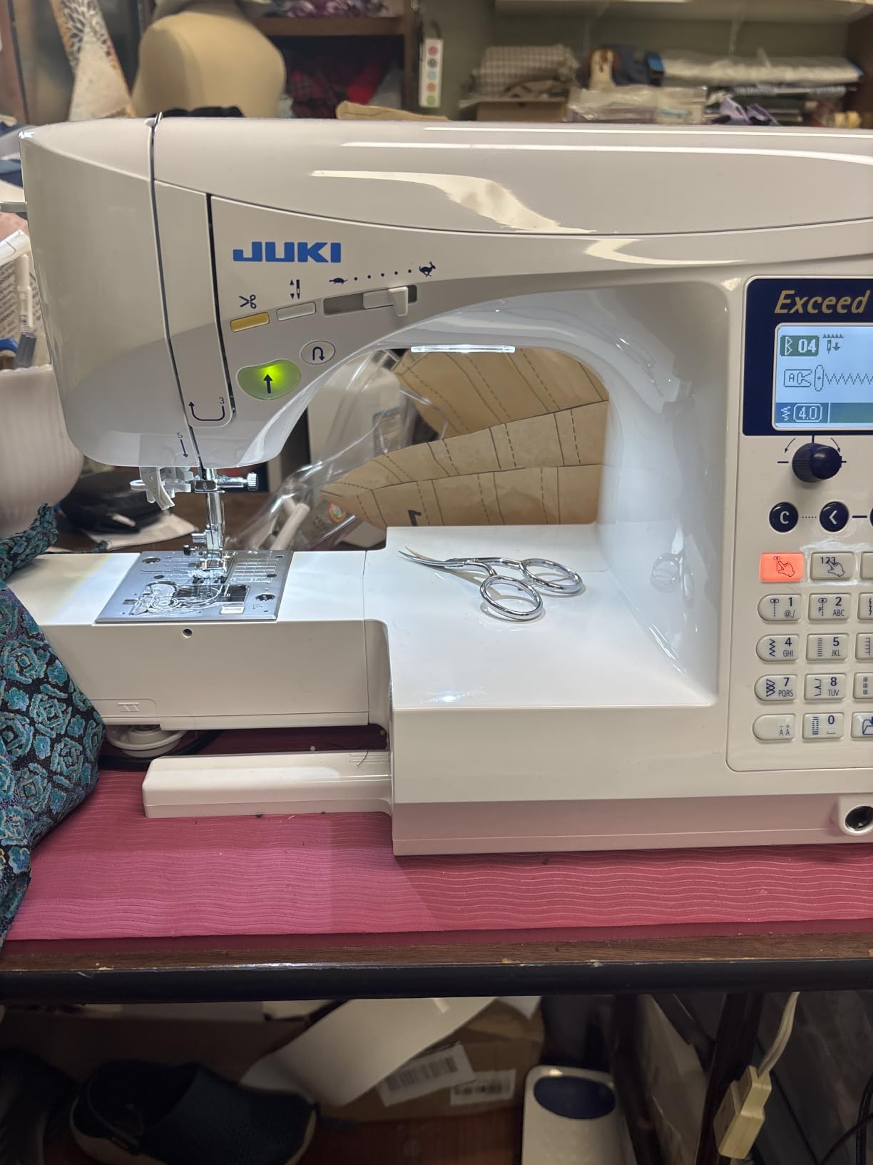 Juki HZL-F600 Computerized Sewing and Quilting Machine customer photo 2