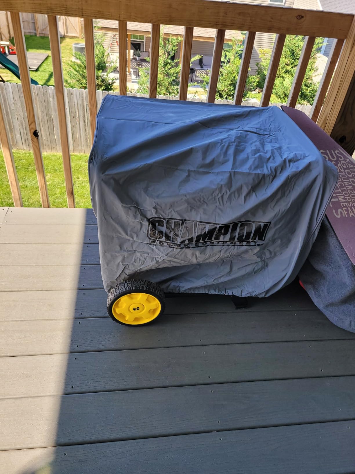 Champion Power Equipment Weather-Resistant Storage Cover for 4800-11,500-Watt Portable Generators customer photo 2