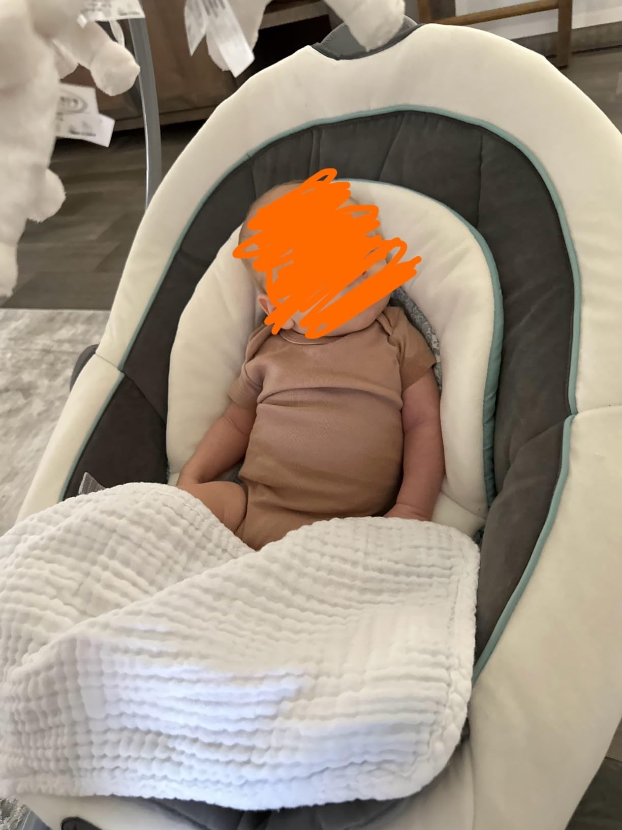 Graco DuetSoothe 2 in 1 Portable Baby Swing & Baby Rocker, Multi Direction, Vibration, Winslet customer photo 1