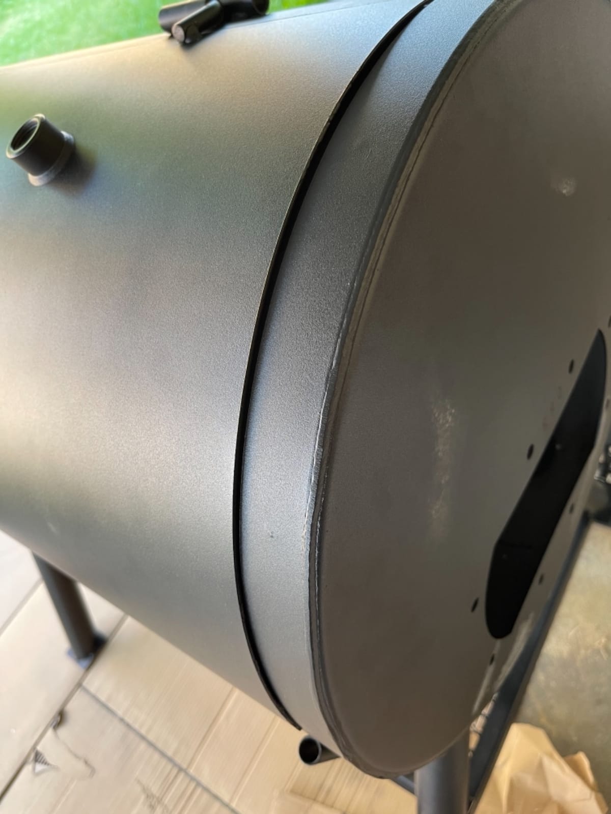 Oklahoma Joe's Longhorn Offset Charcoal Smoker and Grill with 1060 sq. in. Cooking Area in Black customer photo 2