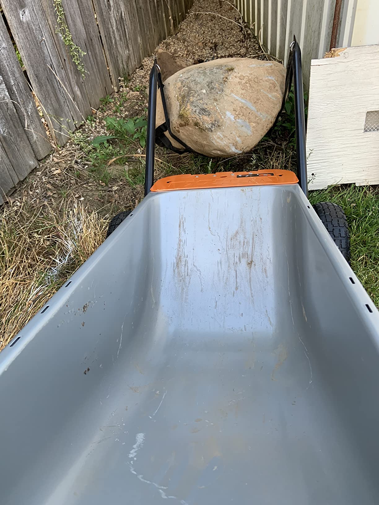 WORX Wheelbarrow Heavy Duty Dolly, 8-in-1 Aerocart Garden Cart, WG050 | lift 200 lbs like lifting 17 lbs; 8-in-1 versatility; smart 2-wheel design; heavy-duty durable construction customer photo 1