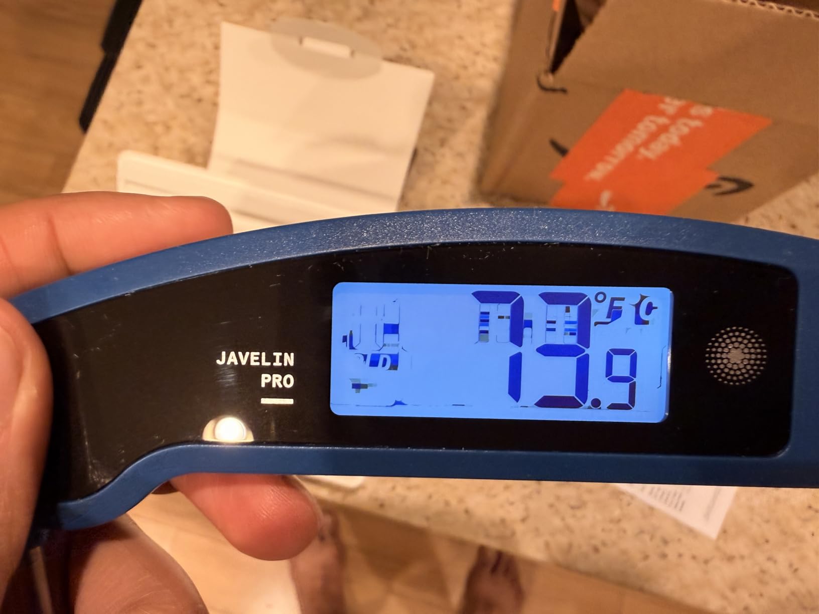 Lavatools Javelin PRO Classic Ultra-Fast 2-Second Professional Digital Instant Read Meat Thermometer for Grill and Cooking, Auto-Rotating Backlit Display, IP65 Water Resistant, NSF Certified customer photo 1