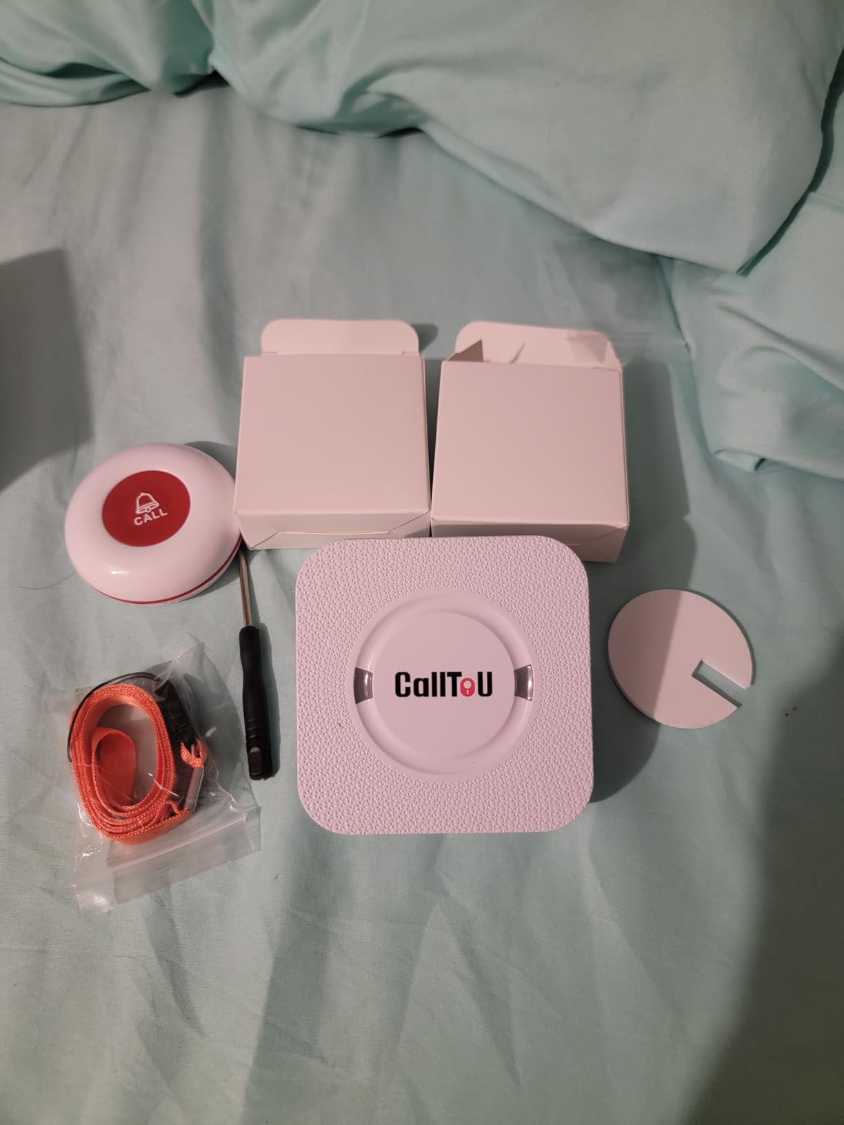 CallToU Wireless Caregiver Pager Call Button Call Bell Medical Alert System customer photo 2