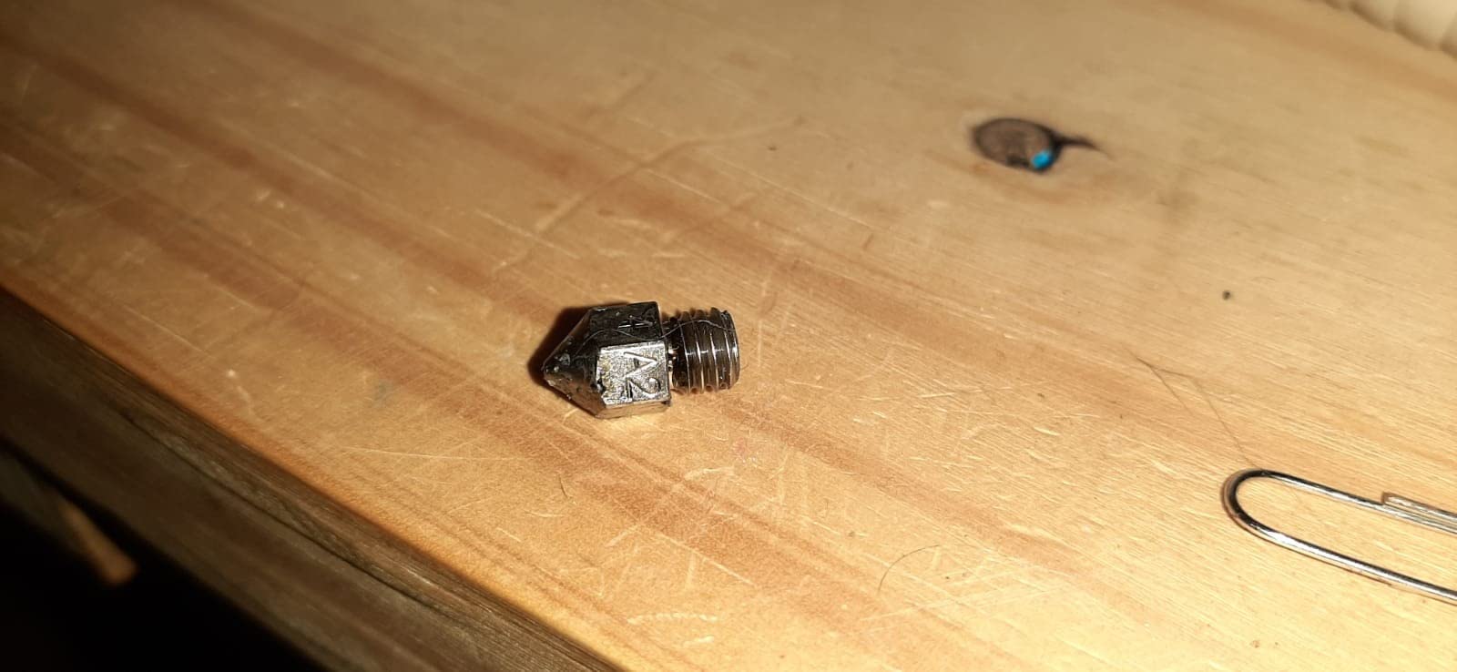 Microswiss MK8 Plated A2 Tool Steel Wear Resistant Nozzle (MakerBot, CraftBot, Creality, CR10, Ender 3, Ender 5, Tevo Tornado) .4mm customer photo 1