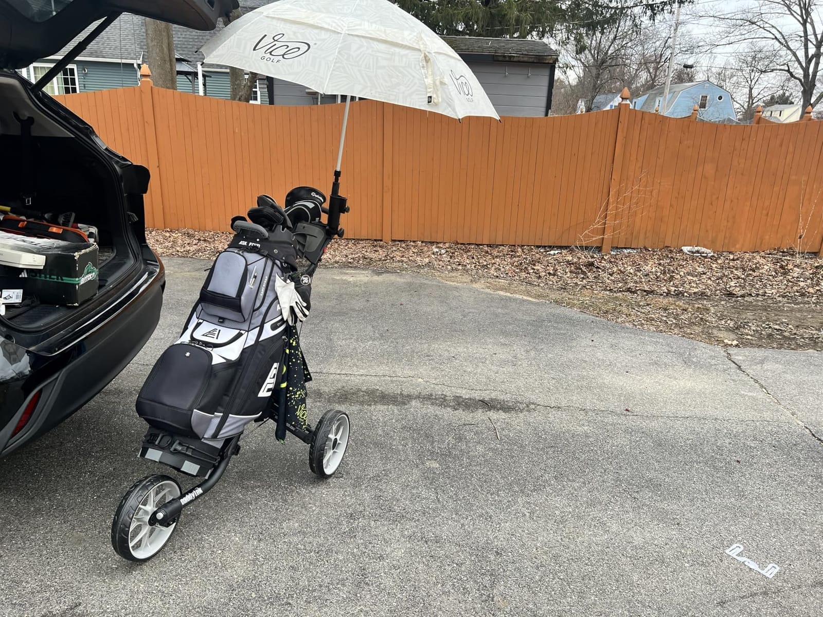 Caddytek CaddyTek EZ-fold 3 Wheel Golf Push Cart Version 8 customer photo 1