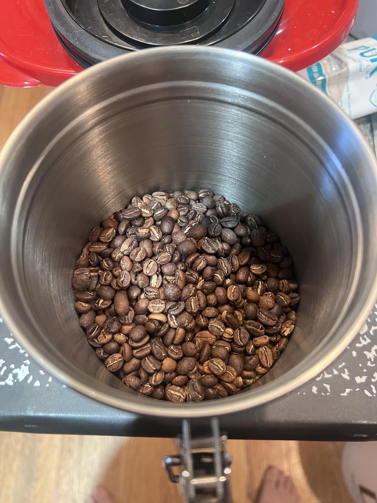 JIAWANSHUN Electric Coffee Bean Roaster Machine for Home Use, 1.1lb Capacity | with Timer & 0-240 Temperature Adjustment, Small Batch Coffee Roaster customer photo 1