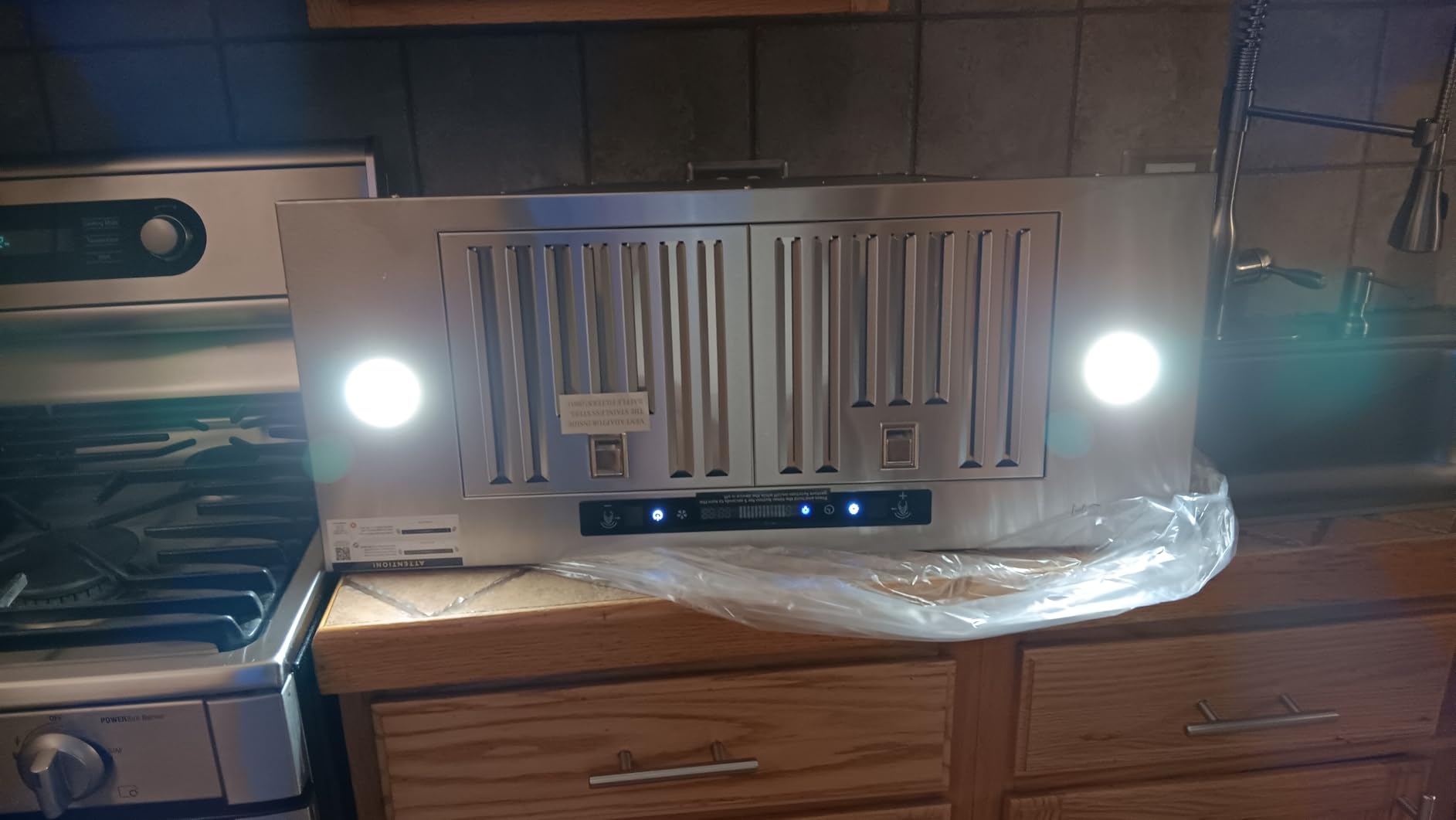 IKTCH 30 inch Insert Range Hood 900 CFM, Ducted/Ductless Vent Hood customer photo 1