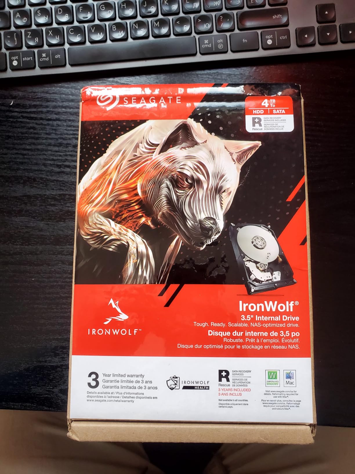 Seagate 8TB IronWolf Internal NAS Hard Drive | SATA 6 Gb/s (ST8000VNZ04) customer photo 2