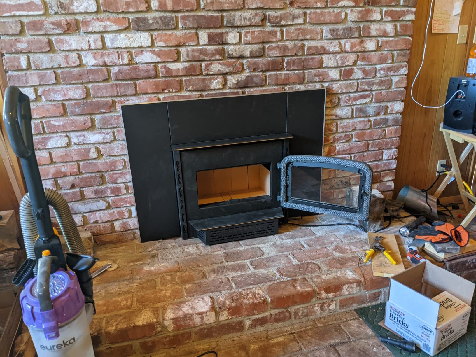 Ashley Hearth AW1820E 1,200 Sq. Ft. Wood Stove Insert, Black | Freight Shipping Required customer photo 1