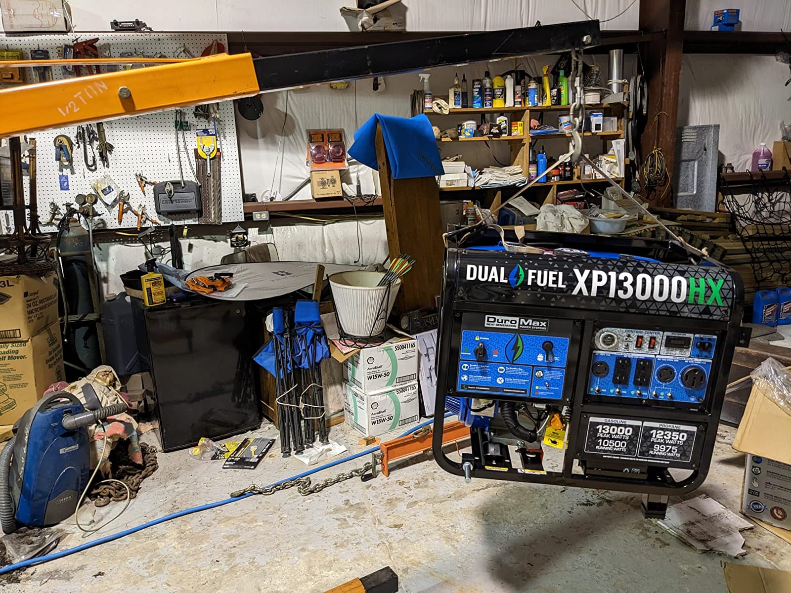 DuroMax XP13000HX 13,000-Watt Dual Fuel Portable Generator - Gas & Propane, Electric Start, Whole Home Power Backup, Transfer Switch Ready, RV & Emergency Ready customer photo 2