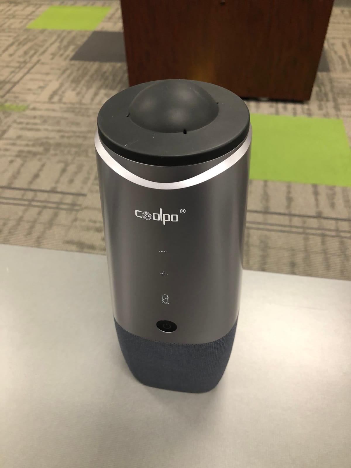 COOLPO Camera 360, Smart Video Conference Room Camera and Microphone, Pana | AI Driven Speaker Tracking, Noise Cancellation, Works with Zoom, Google Meet customer photo 1