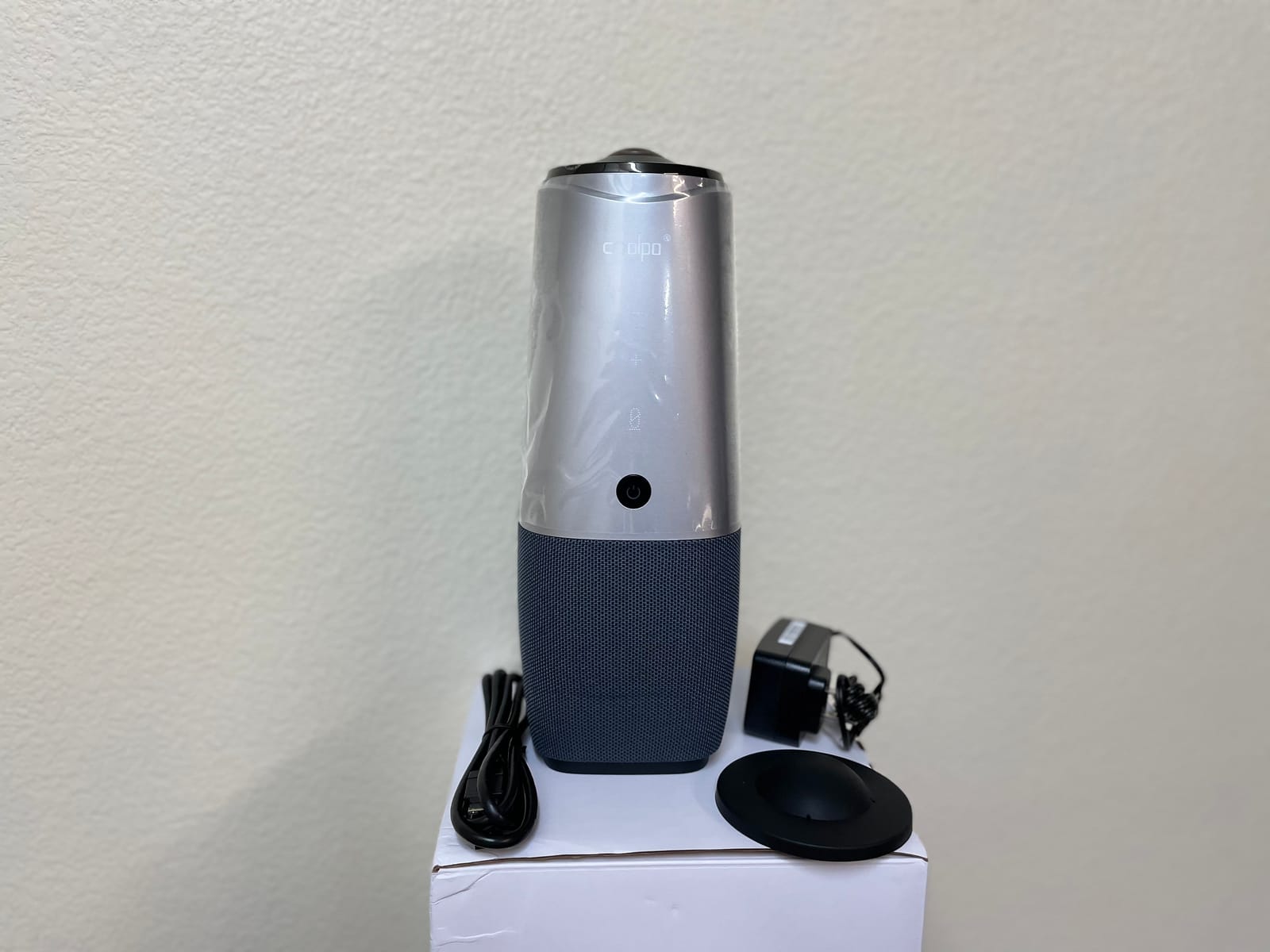 COOLPO Camera 360, Smart Video Conference Room Camera and Microphone, Pana | AI Driven Speaker Tracking, Noise Cancellation, Works with Zoom, Google Meet customer photo 2