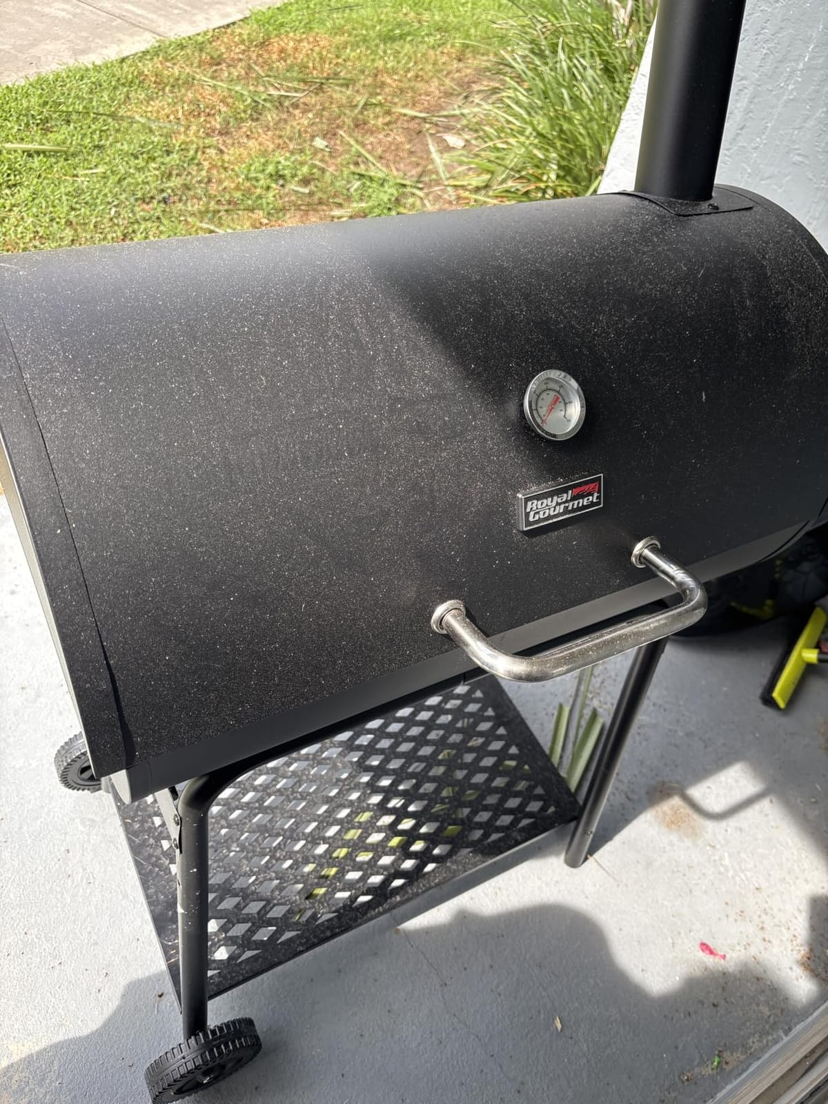 Royal Gourmet CC1830 28 Inch Barrel Charcoal Grill with Warming Rack customer photo 2
