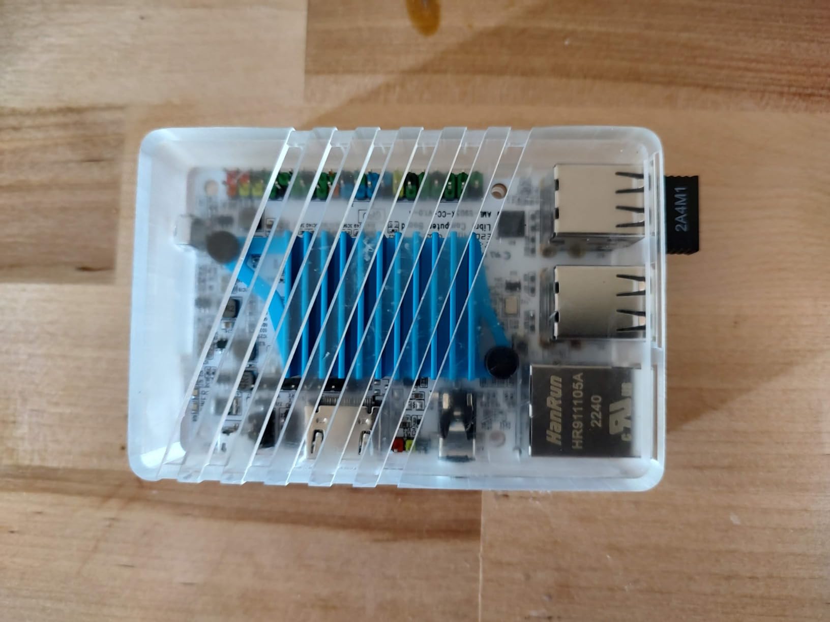 Libre Computer Le Potato Mini Single Board Computer with USB WiFi 4 and Heatsink (2GB WiFi 4, Libre Blue) customer photo 2