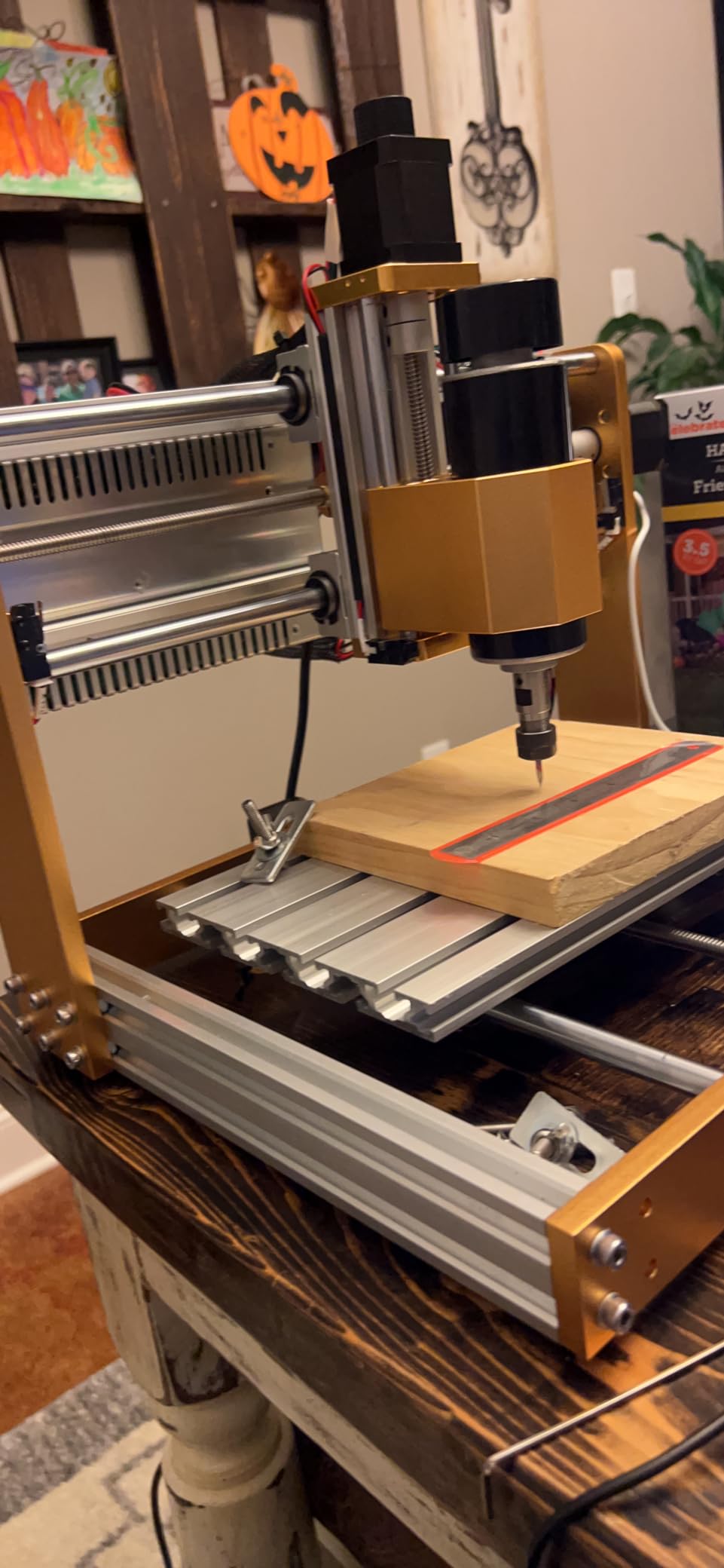 LUNYEE 3018 PRO MAX CNC Machine 500W All-Metal CNC Router Machine 3 Axis Limit Switches & Emergency-Stop with GRBL Offline Control for Cutting Wood Acrylic MDF Plastic customer photo 2