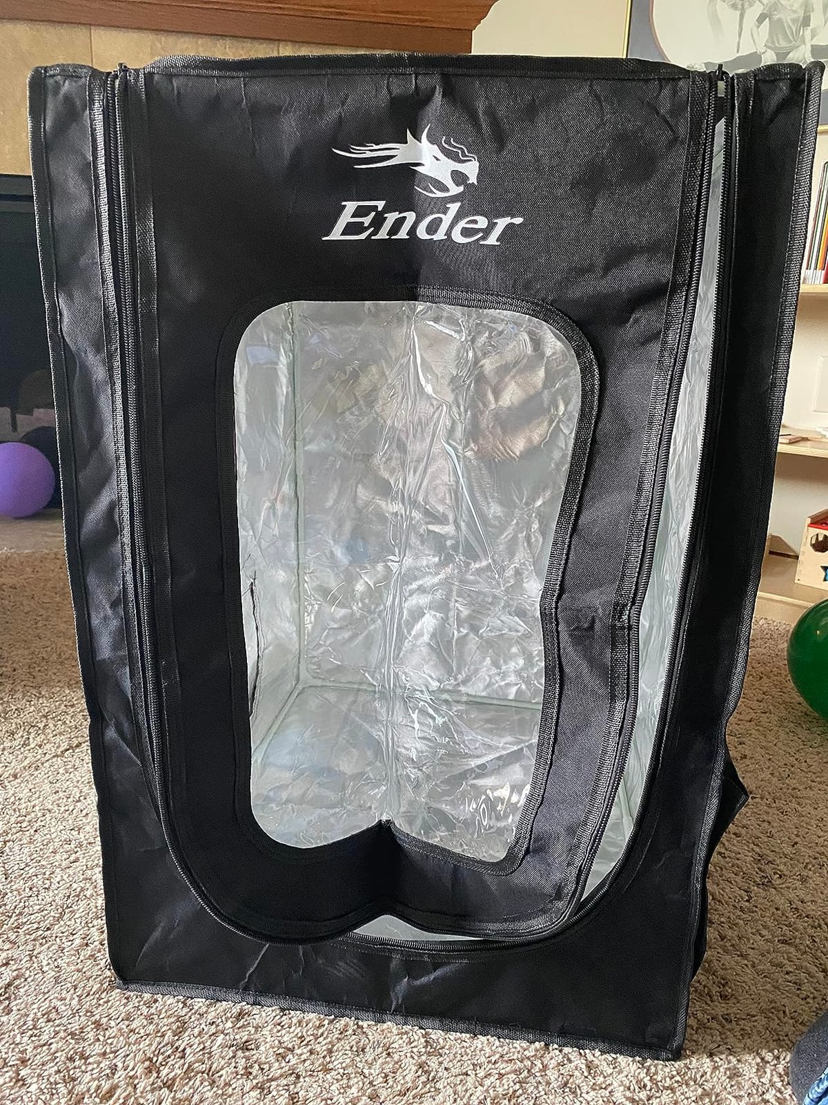 Creality Official 3D Printer Enclosure, Constant Temperature Protective Cover Fireproof Dustproof 480 * 600 * 720mm for Ender 3 V3 SE/Ender 3/Ender 3 V2/Ender 3 V2 Neo/Ender 3Pro/Ender 3Neo/Ender 3S customer photo 2