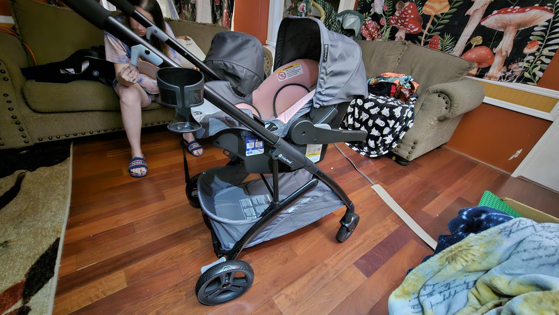 Baby Trend Passport® Switch 6-in-1 Modular Stroller Travel System with EZ-Lift™ Plus Infant Car Seat, Dash Black customer photo 1