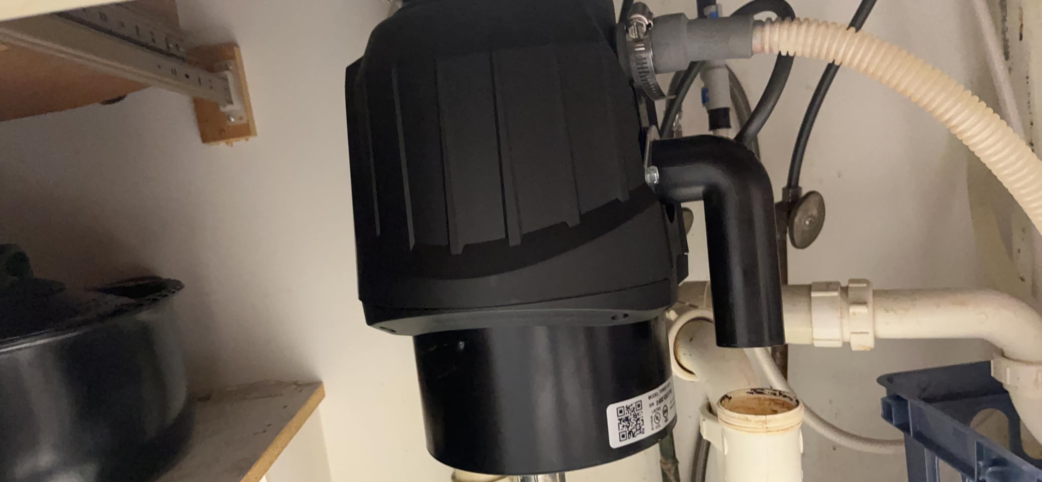 InSinkErator Power 1HP, 1 HP Garbage Disposal, Power Series EZ Connect Continuous Feed Food Waste Disposer, Black customer photo 1