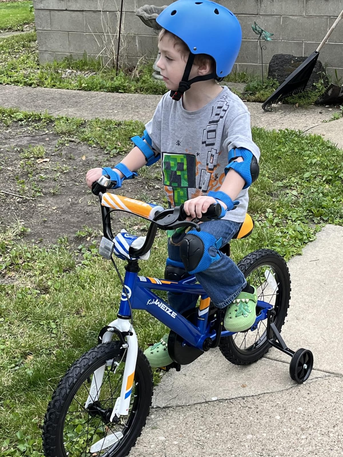 WEIZE Kids Bike 14 16 20 Inch Children Bicycle for Boys Girls Ages 4-12 Years Old Coaster Brake Multicolor customer photo 1