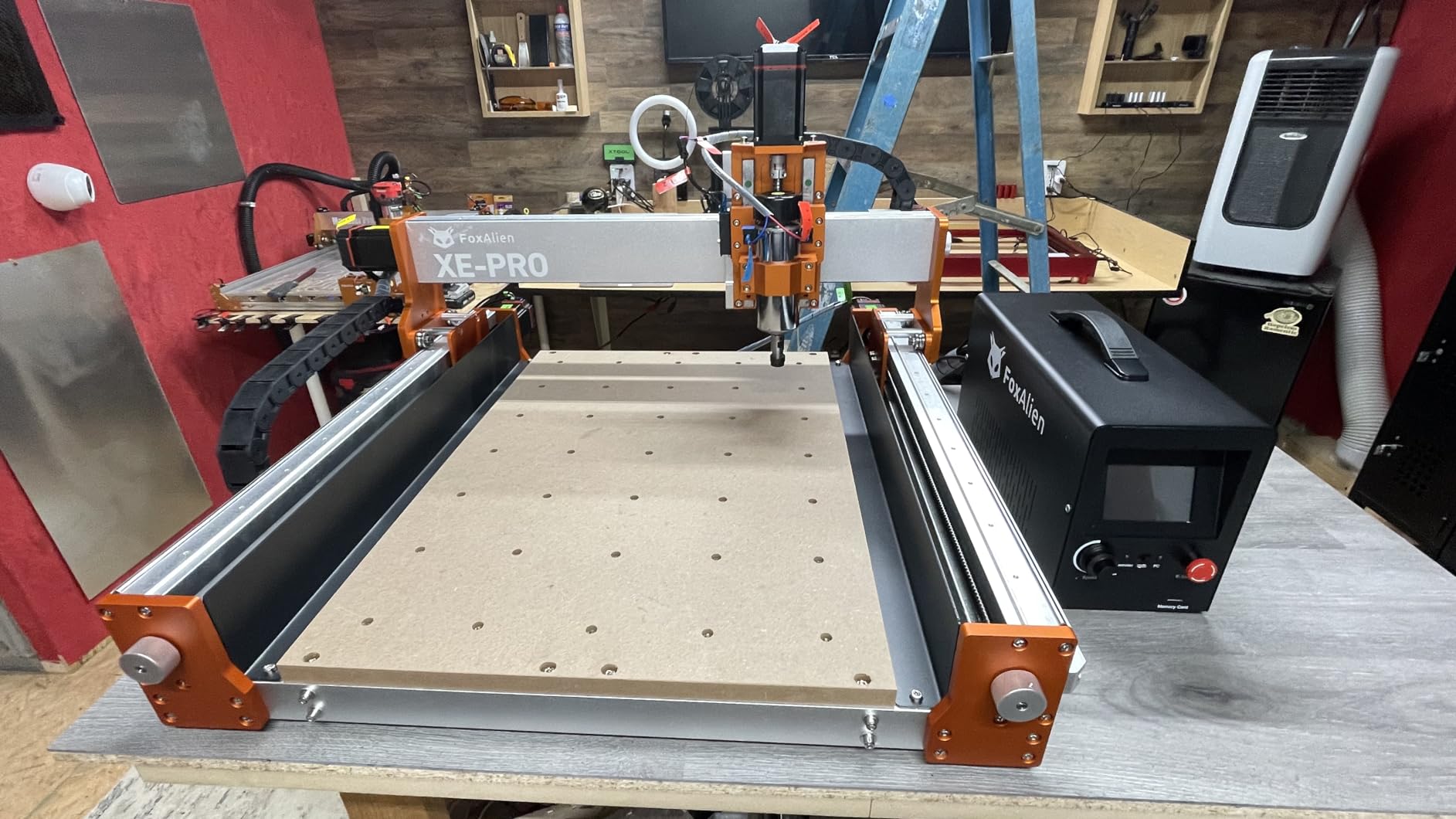 FoxAlien CNC Router Machine XE-PRO with Ball Screws, 400W Spindle 3-Axis Engraving Milling Machine for Wood Aluminum Cutting Upgradable to Linear Rails customer photo 2