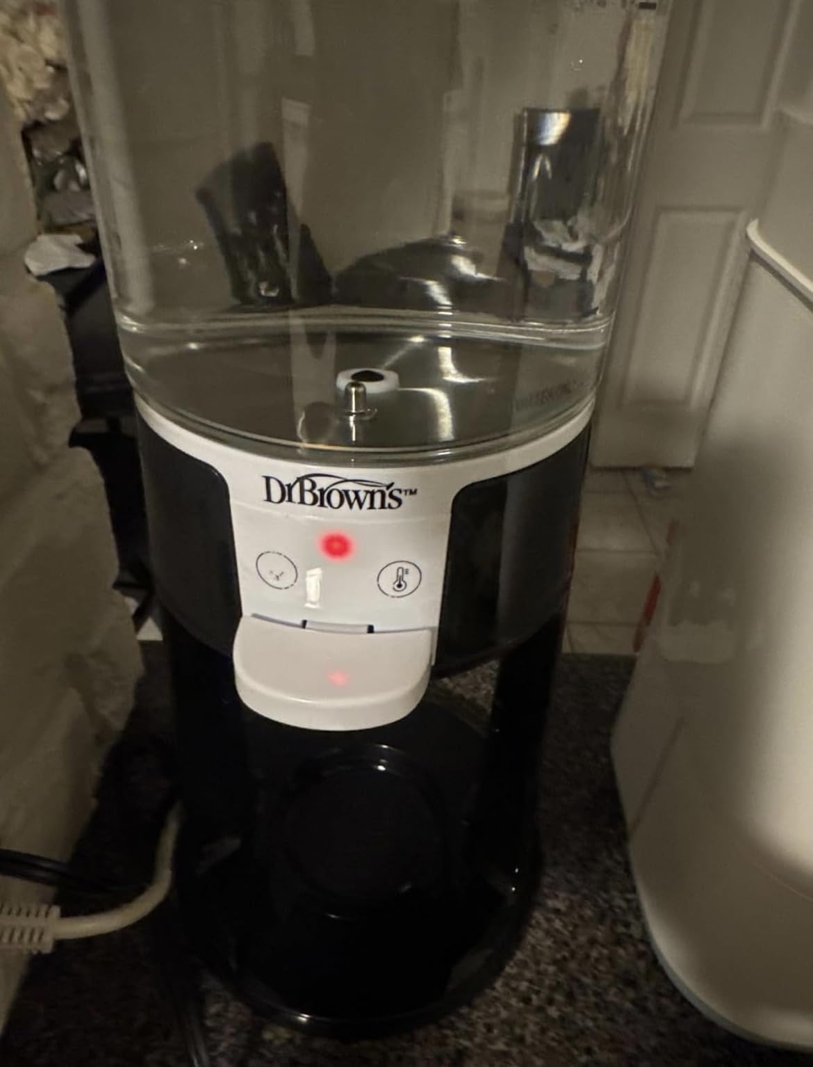 Dr. Brown's Insta-Prep Warm Water Dispenser with Glass Tank, Black customer photo 2