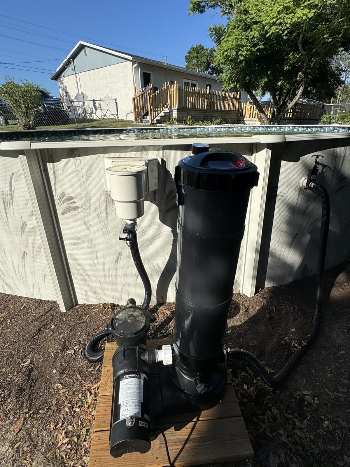SWIMLINE HYDROTOOLS Above-Ground Pool Cartridge Filter, Sure-Flo 100 Sq Ft w/ 1.5 HP Pump, Pools up to 40,000 Gallons, Variable Dual 2-speed Cartridge Filter Pump, 5,820 GPH customer photo 2