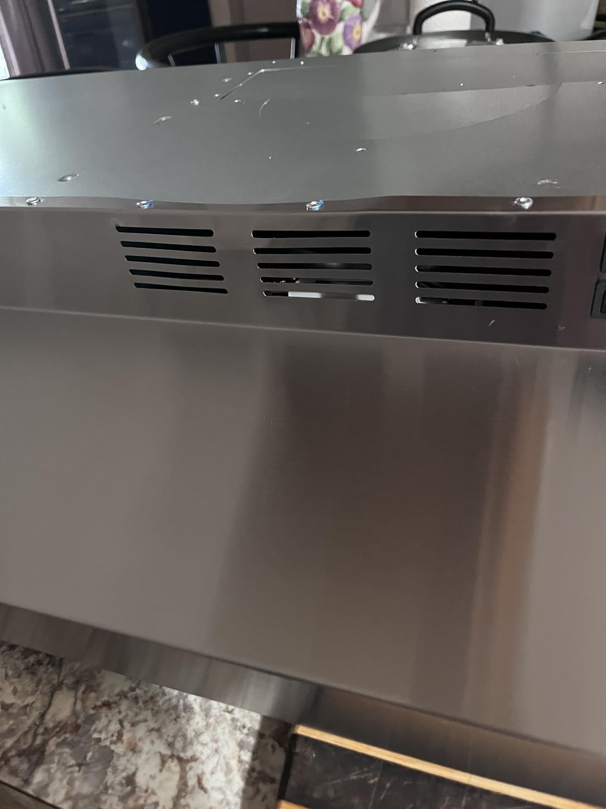 SNDOAS 30 inch Range Hood Ducted/Ductless Convertible Stainless Steel Range Hood Under Cabinet with Rocker Button Control, Vent Hood with LED Light, 2 Speed Exhaust Fan, Under Cabinet Hood, Silver customer photo 1
