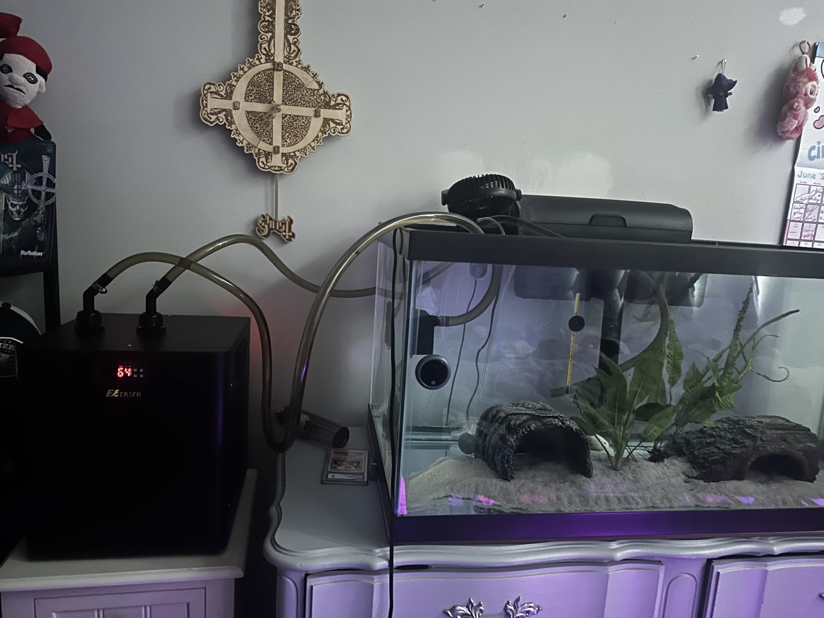 Aquarium Chiller 79 Gal 300L, 1/3 HP Water Chiller for Cold Plunge | Hydroponic Cooler Fish Tank Cooling System for Axolotl Coral Reef Shrimp with Pump and Pipe customer photo 1