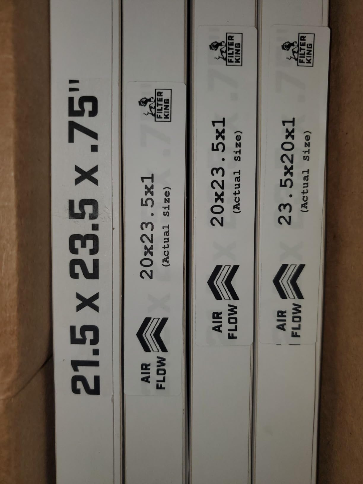 Filter King 13x13x1 Air Filter MERV 8, AC Furnace Filters (4-Pack) customer photo 2