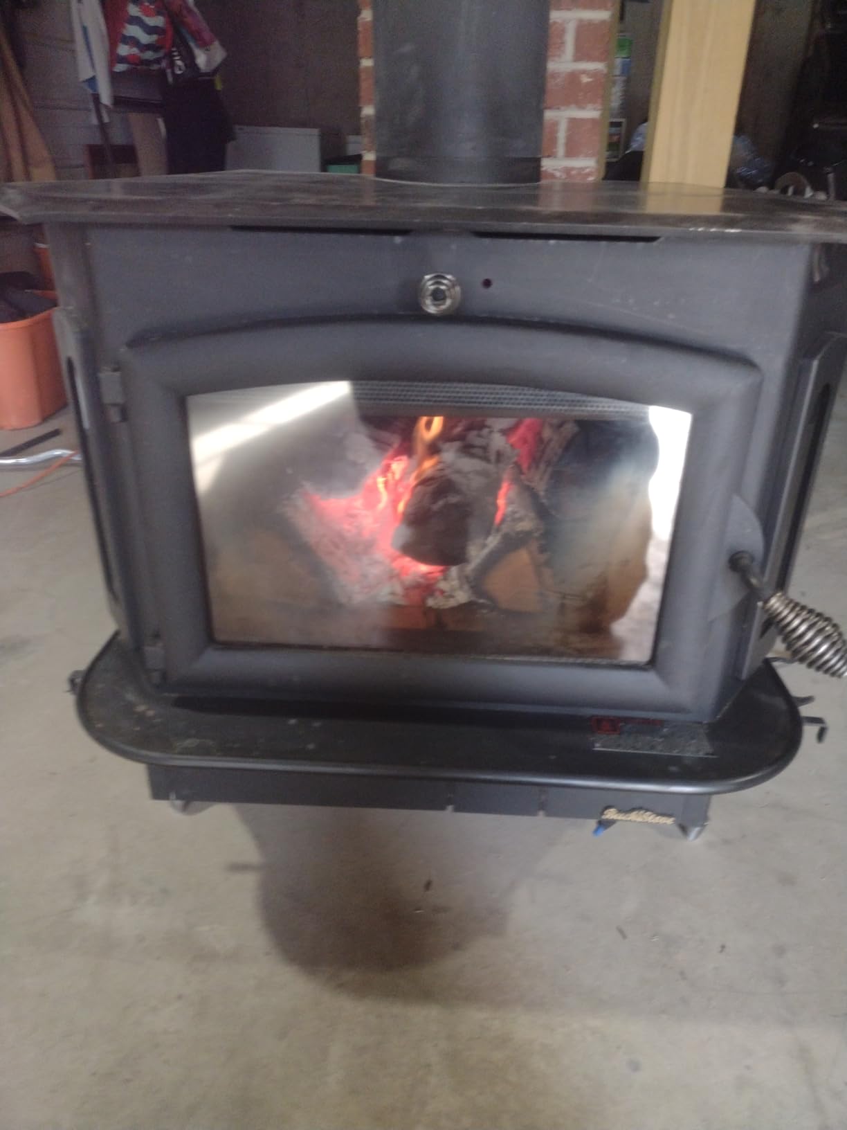Buck Stove 62K BTU Wood Burning Freestanding, Catalytic, 7-3/4