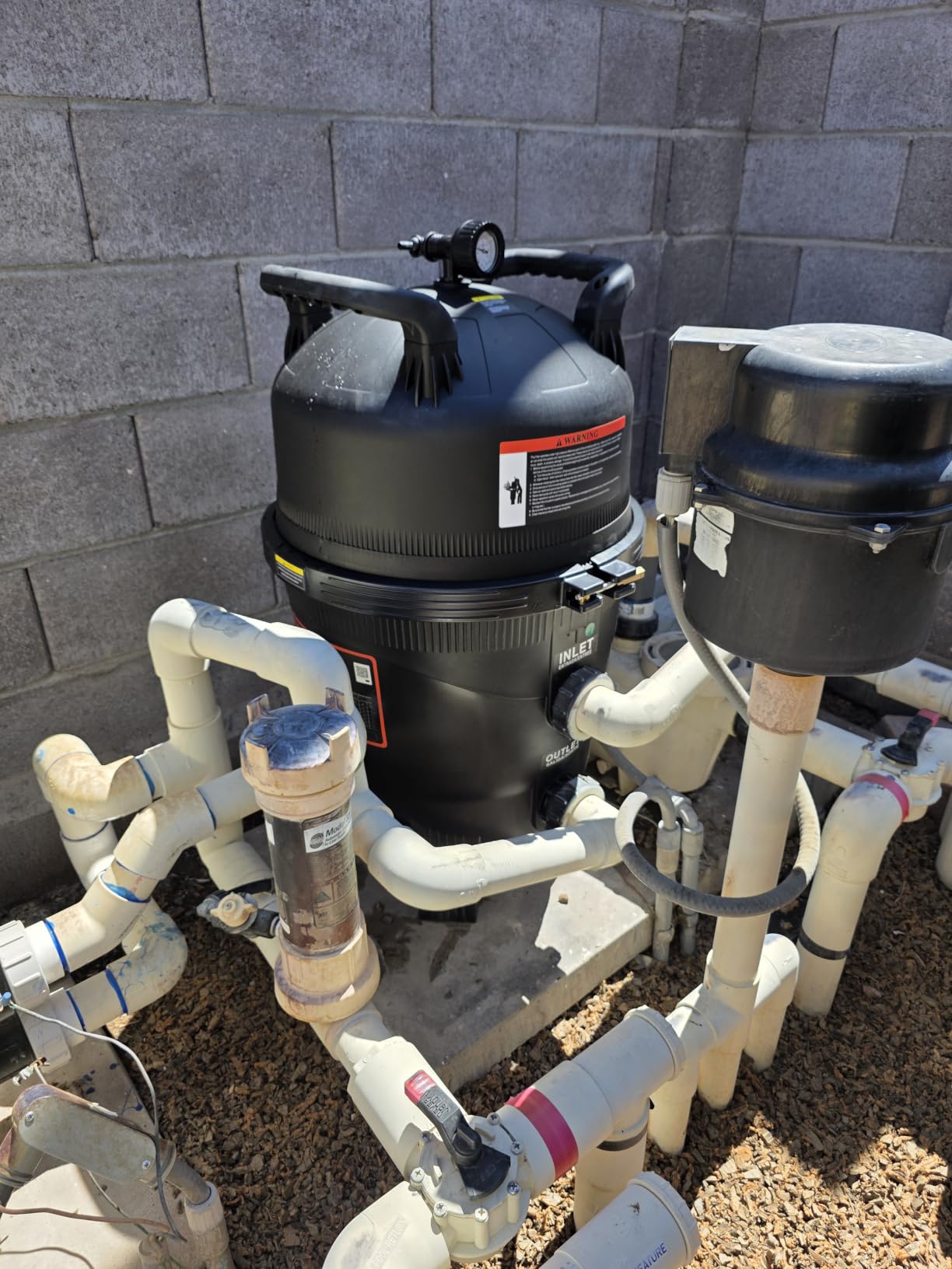 VEVOR 2026 Pro Cartridge Pool Filter Tank & Element for Above Ground & Inground Pools, Large 520-525Sq. Ft Cleaner System, Compatible W/Pumps 1 to 3 HP, Up to 15311 GPH, for Pools Up to 122490 Gallons customer photo 2