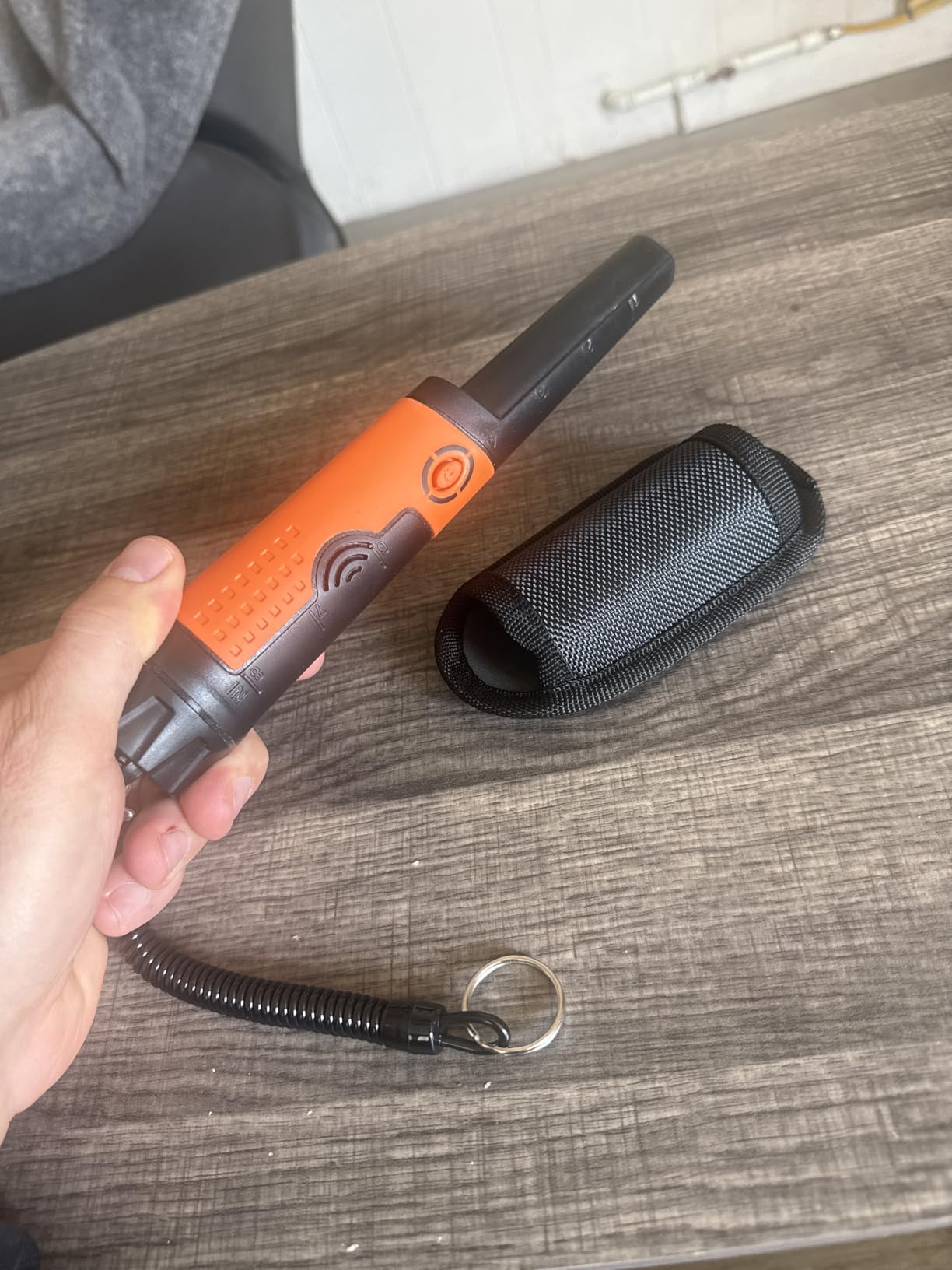 SUNPOW Metal Detector Pinpointer for Adults & Kids - Waterproof Handheld Pin Pointer Wand - High Sensitivity 360 Degree Detection - Easy to Use 2 Alert Modes - Treasure Pinpointing Finder Probe - OTMD12 customer photo 1