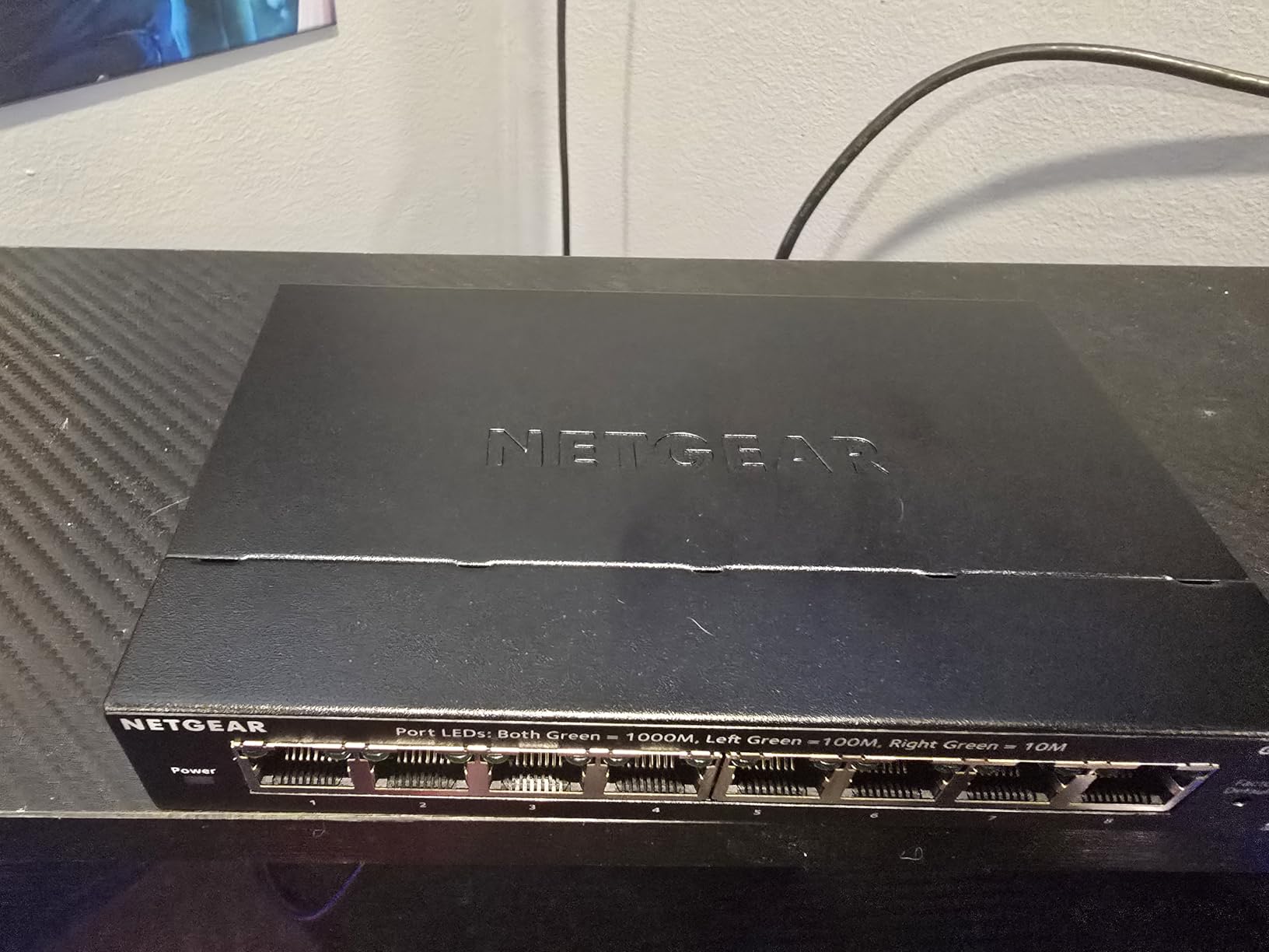 NETGEAR 8-Port Gigabit Ethernet Easy Smart Managed Network Switch (GS308E) | Essentials Model, Desktop or Wall Mount, Home Network Hub, Office Ethernet Splitter, Silent Operation customer photo 2