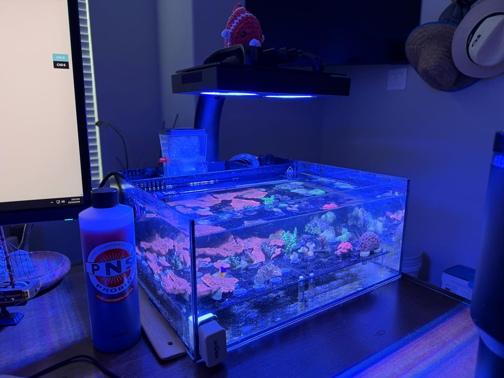 NICREW HyperReef 100 Gen 2 Reef LED Light, 100W Reef Aquarium Lighting for SPS LPS Corals and Saltwater Fish Tanks, Enhanced Violet and Blue Spectrum, Wide Angle Lens, 5 Channels Fully Programmable customer photo 1