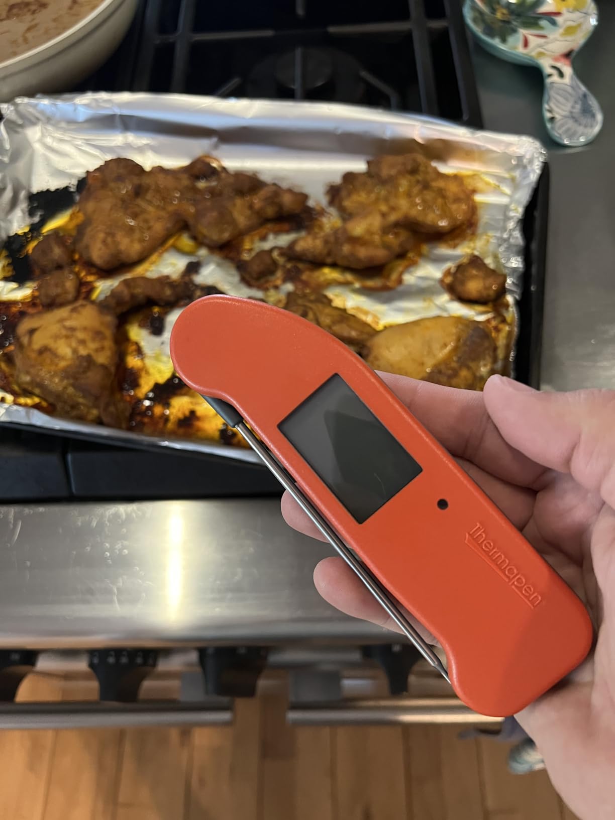 ThermoWorks Thermapen ONE Instant-Read Thermometer - Cayenne Pepper Red customer photo 1