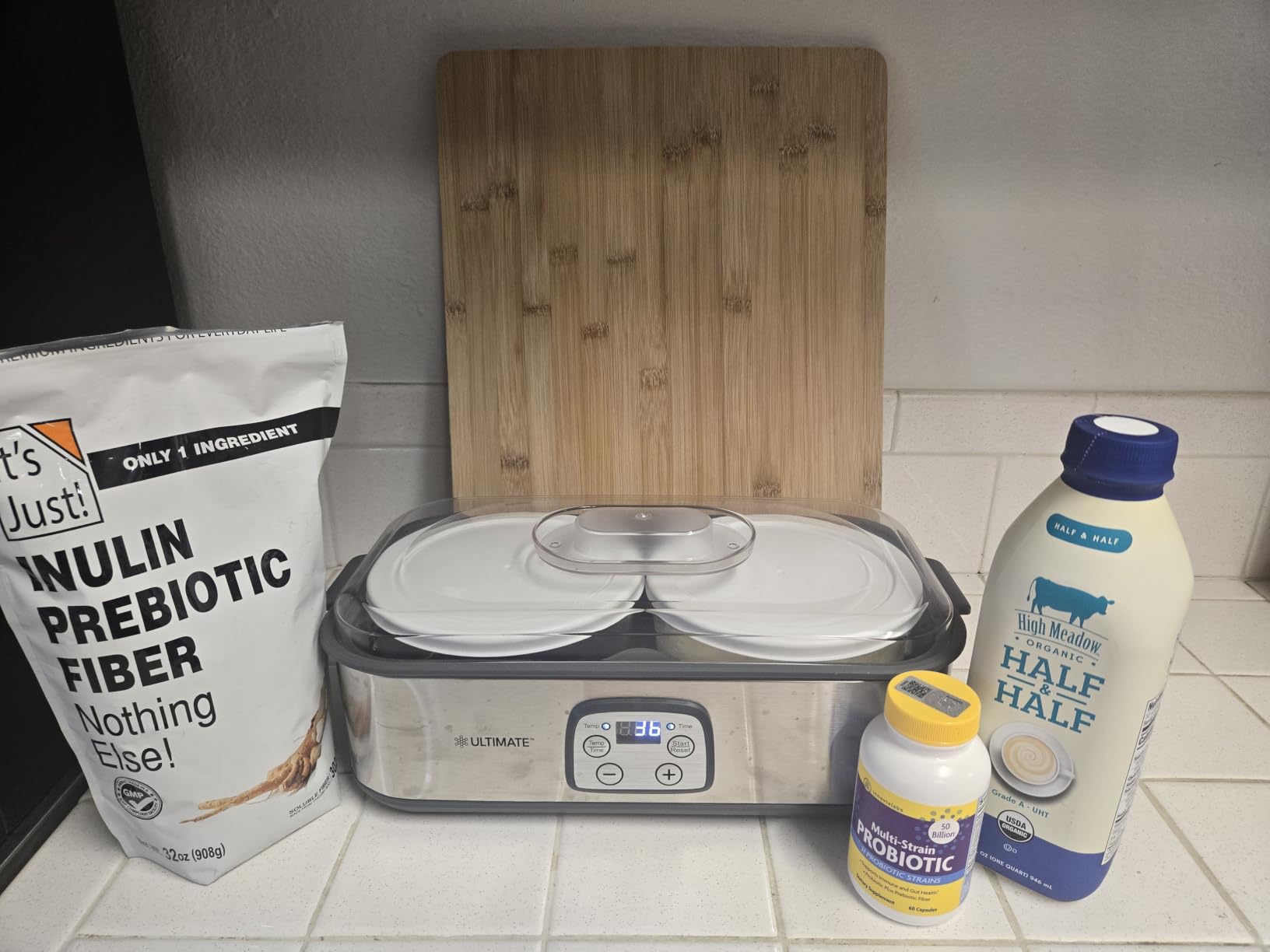 Ultimate Probiotic Yogurt Maker with Adjustable Temperature & Time Control - Make Trillions of Live Probiotics & Get Better Gut Health - ULTIMATE LIFETIME WARRANTY - Wellness Gifts for Men & Women customer photo 1