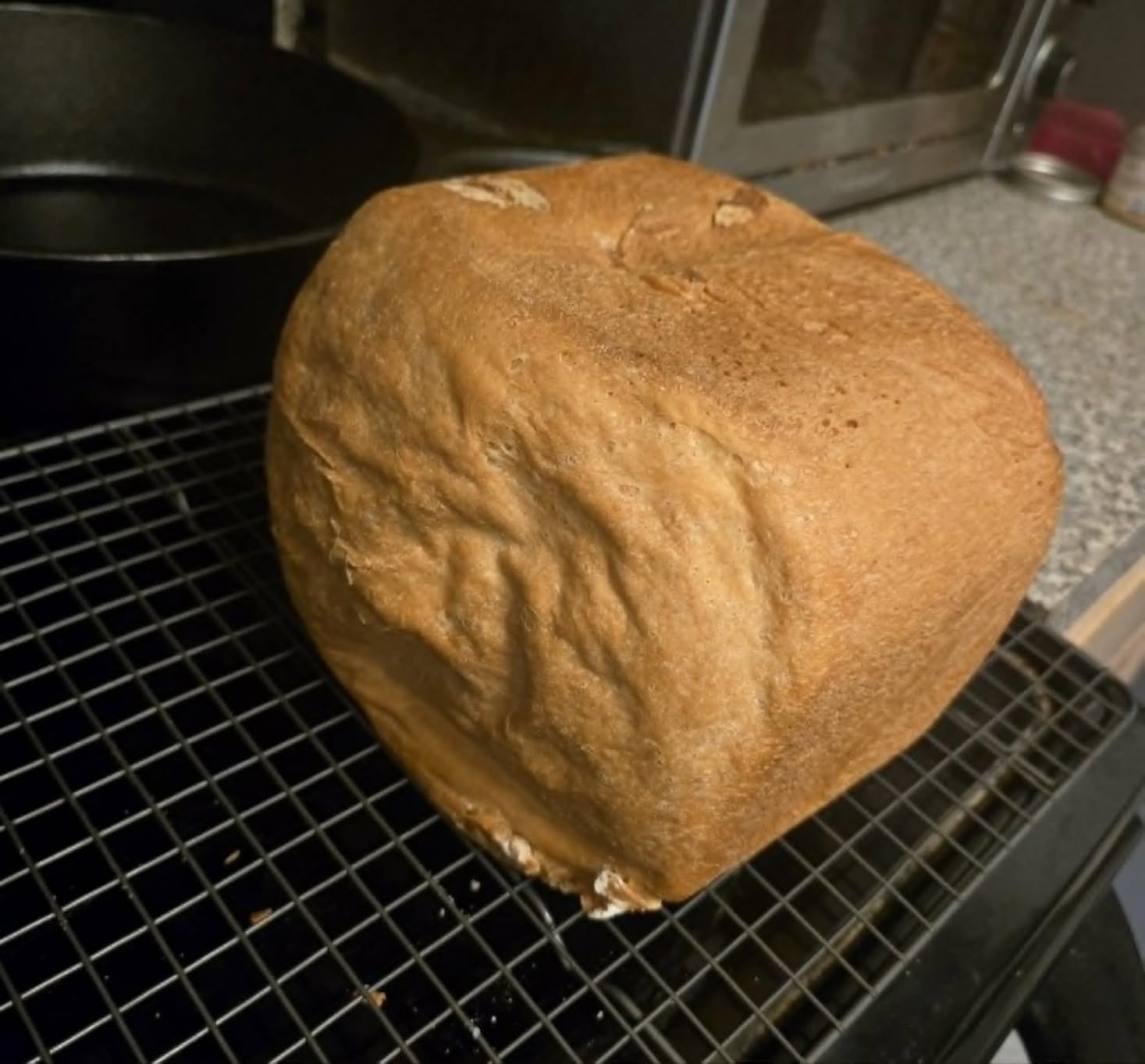 2LB Bread Maker, 17 in 1 Automatic Stainless Steel Bread Machine | Non-stick, Beginner-Friendly Controls, 15 Hour Timer, Easy to Clean Low Noise, High Success Rate for Homemade, LCD Display customer photo 1
