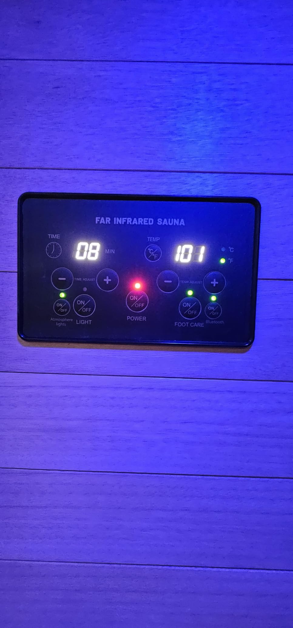 2 Person Infrared Sauna Room Far Infrared 120V Canadian Hemlock | Indoor 2100W Low-EMF Dry Saunas with Oxygen Bar 7 Color Therapy 53.1 * 47.2 * 74.8inch customer photo 1