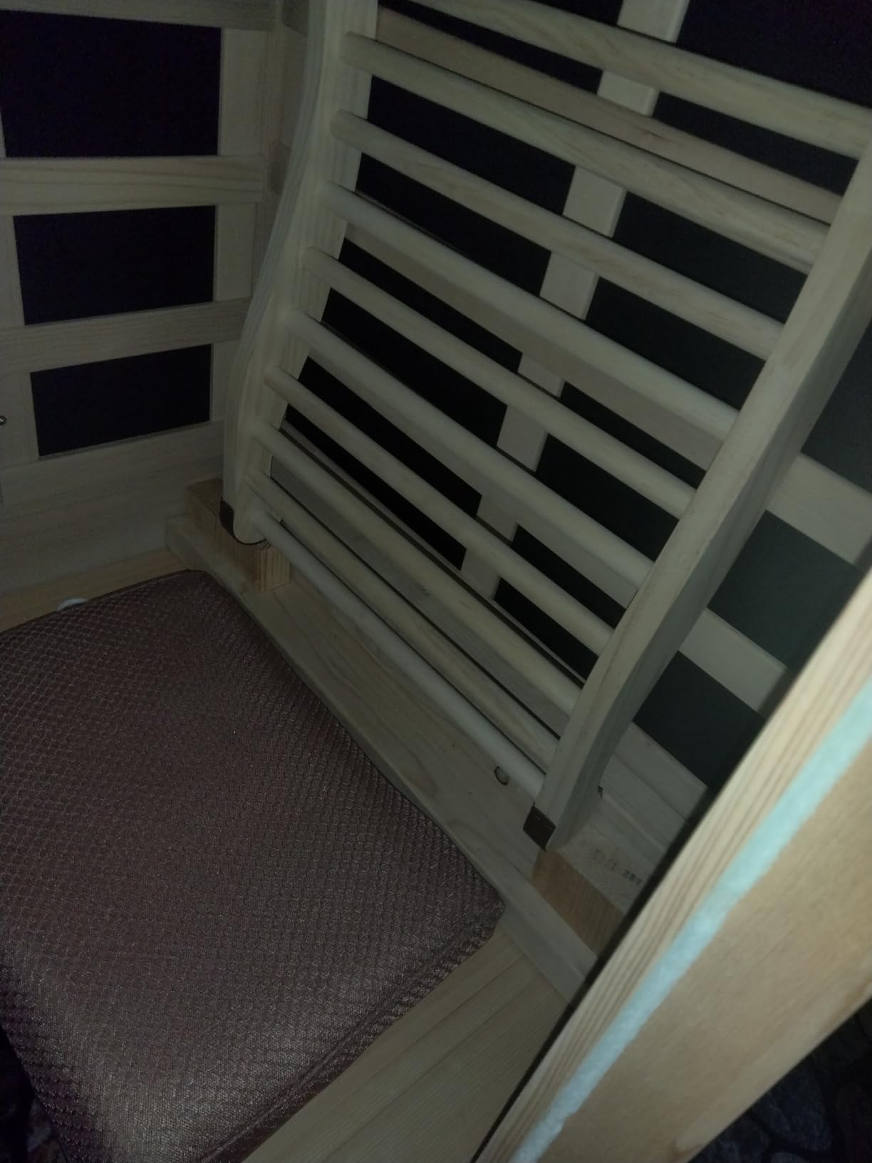 2 Person Infrared Sauna Room Far Infrared 120V Canadian Hemlock | Indoor 2100W Low-EMF Dry Saunas with Oxygen Bar 7 Color Therapy 53.1 * 47.2 * 74.8inch customer photo 2