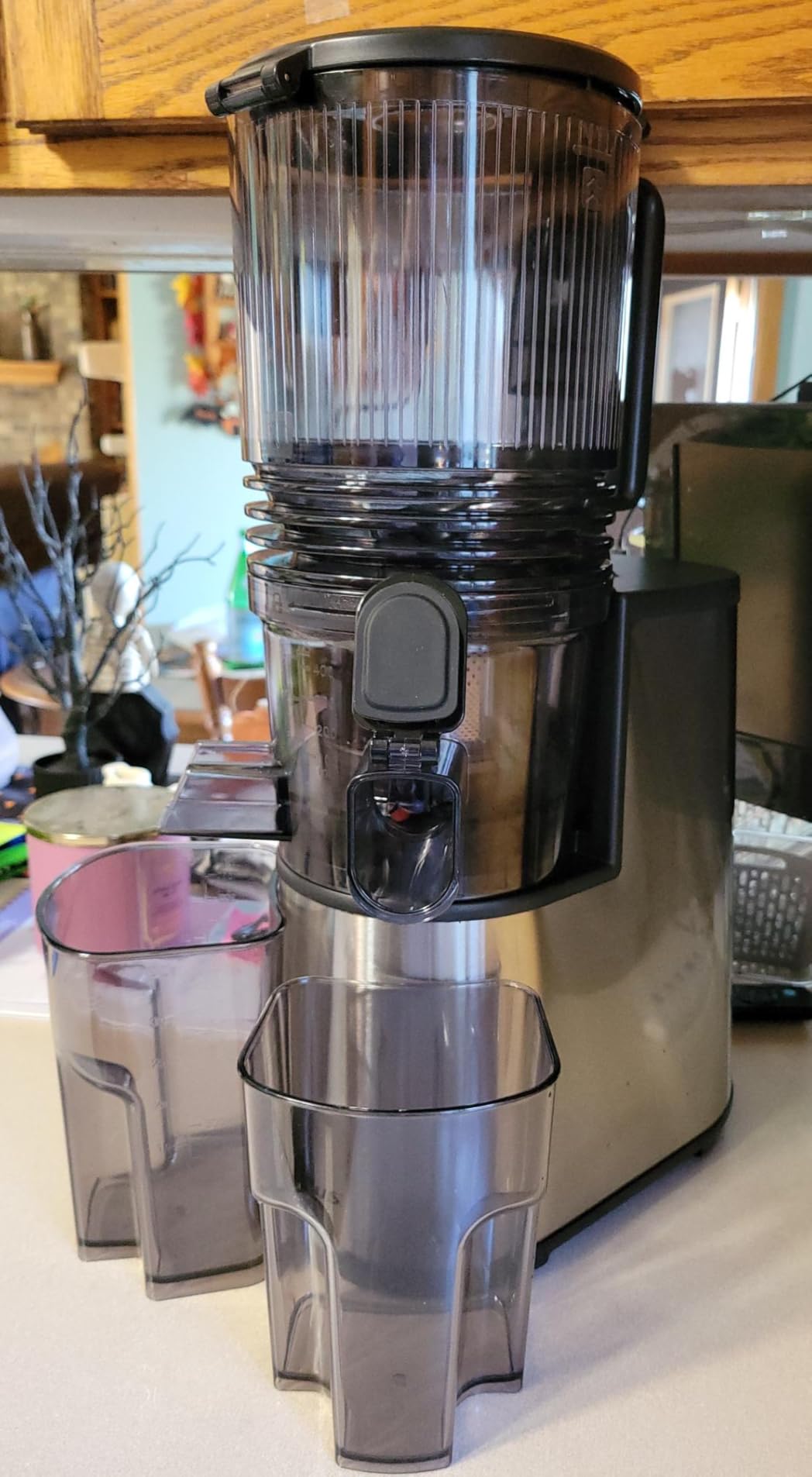 VITAPLUS Cold Press Juicer with Stainless Steel Auger, Lab-Certified Food-Safe, AC Motor, 5.8