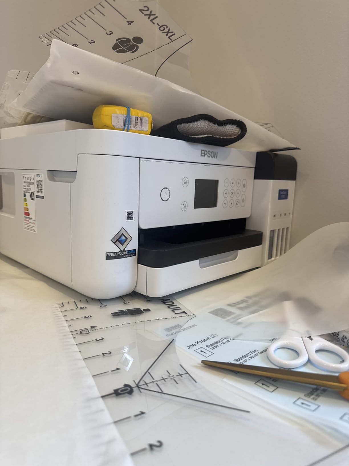 Epson Surecolor F170 Sublimation Blank Bundle - Printer with CMYK Ink Set, Tumbler & Flat Blanks Starter Kit, Sublimation Paper, Heat Tape & Design Pack - Perfect for Beginners & Small Business customer photo 1
