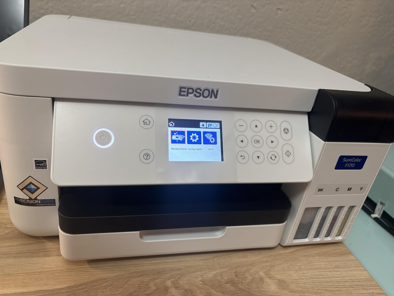 Epson Surecolor F170 Sublimation Blank Bundle - Printer with CMYK Ink Set, Tumbler & Flat Blanks Starter Kit, Sublimation Paper, Heat Tape & Design Pack - Perfect for Beginners & Small Business customer photo 2