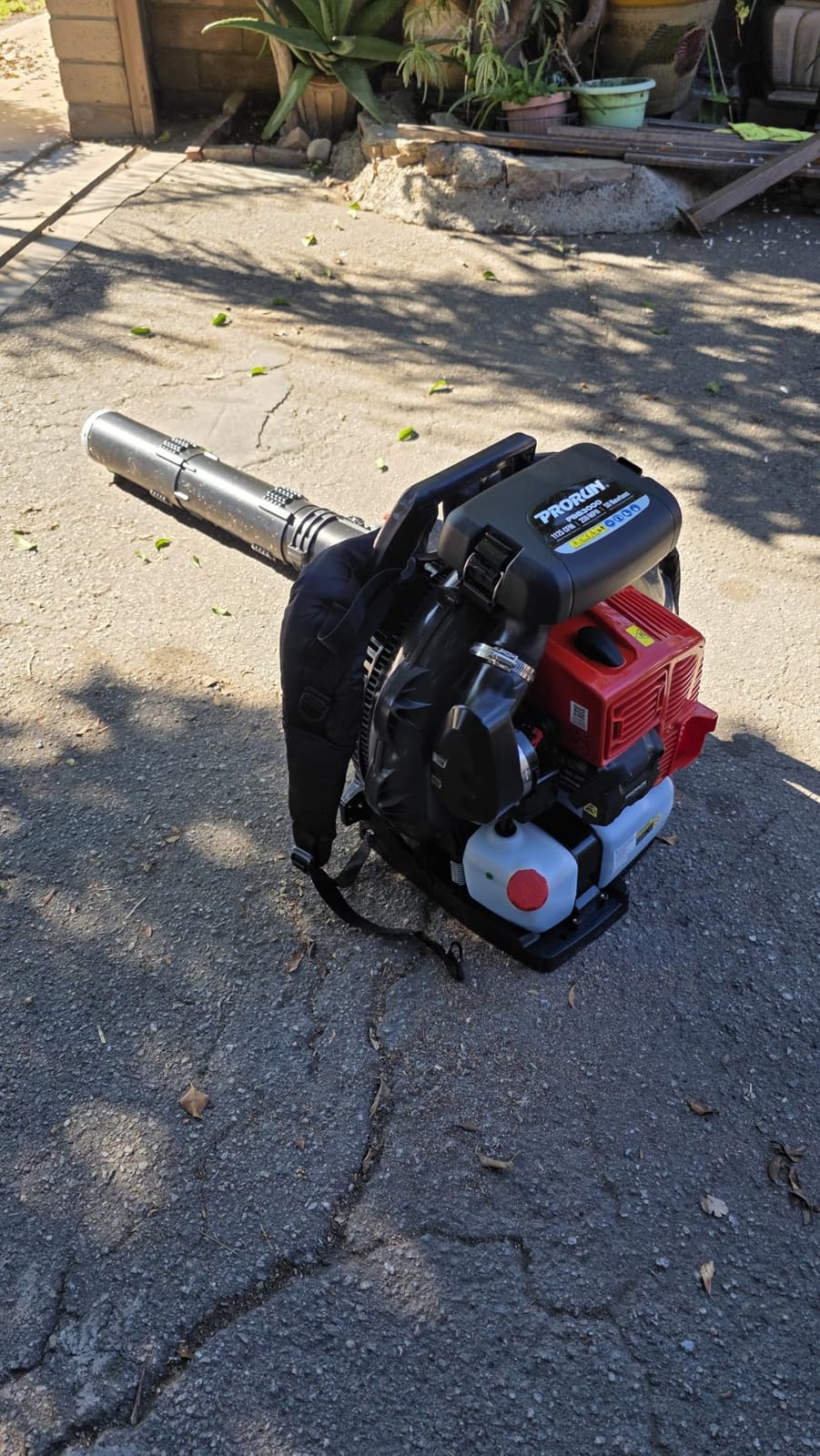 PRORUN PBB3000 Gas Backpack Leaf Blower, 79.9cc Commercial-Grade, 250 MPH, 1125 CFM, 50N, 2-Cycle Engine customer photo 2