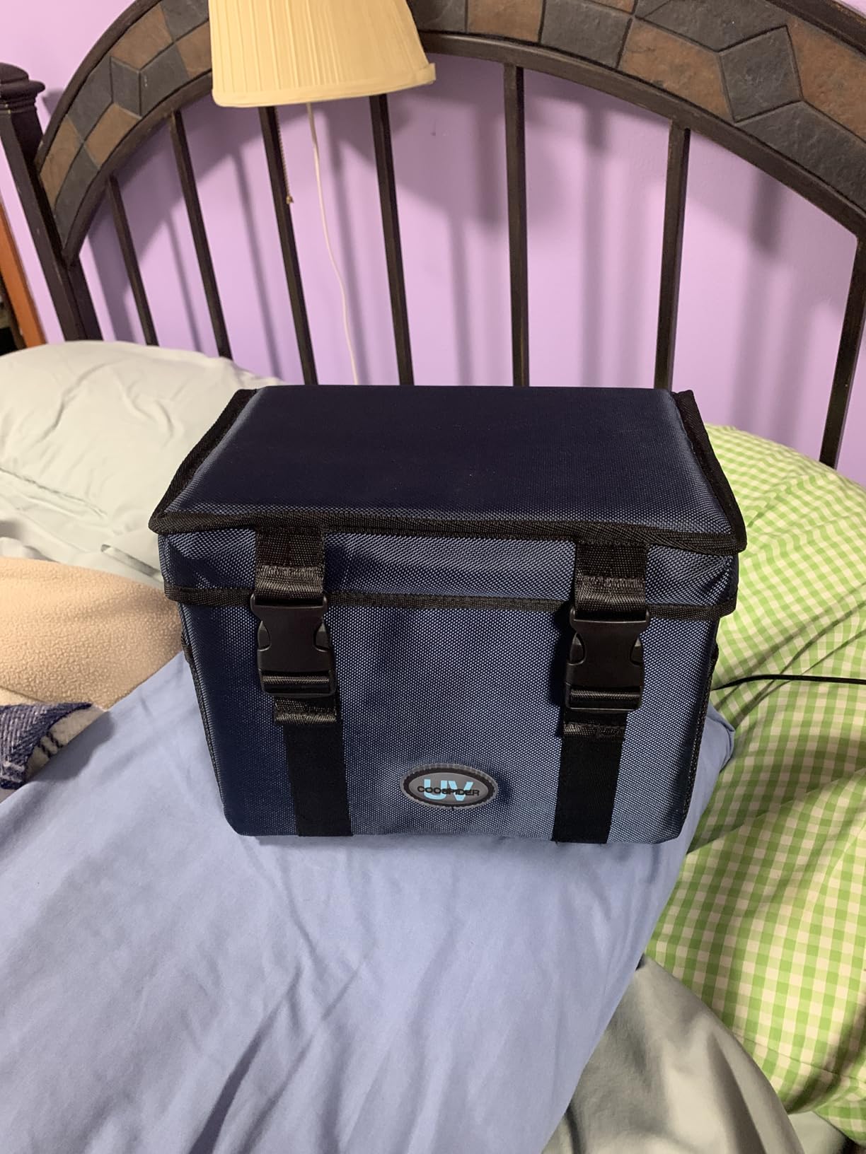 Large UV Sanitizer Box, 36L Portable Sanitizing and Cleaning Machine with 3-Level Timer, O-Zone Foldable UV Cleaner Box customer photo 1