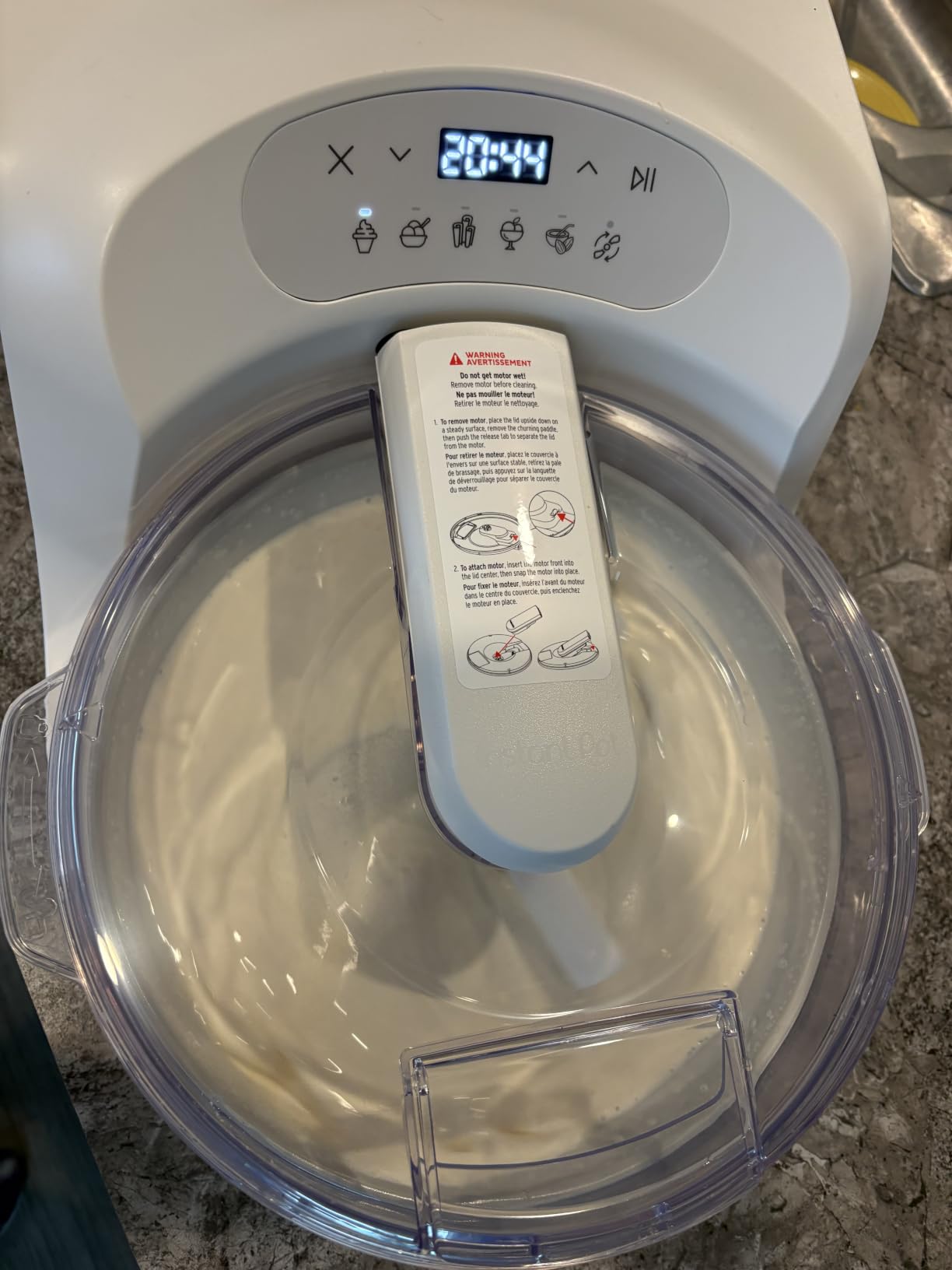 Instant Pot InstantChill Ice Cream Maker with Built-In Compressor, No Pre-Freezing, Real Ice Cream in Minutes*, Gelato, Sorbet, Rolled, Non-Dairy, Mix-Ins, Easy Clean Up, Quiet, Makes Up to 2 Pints customer photo 2