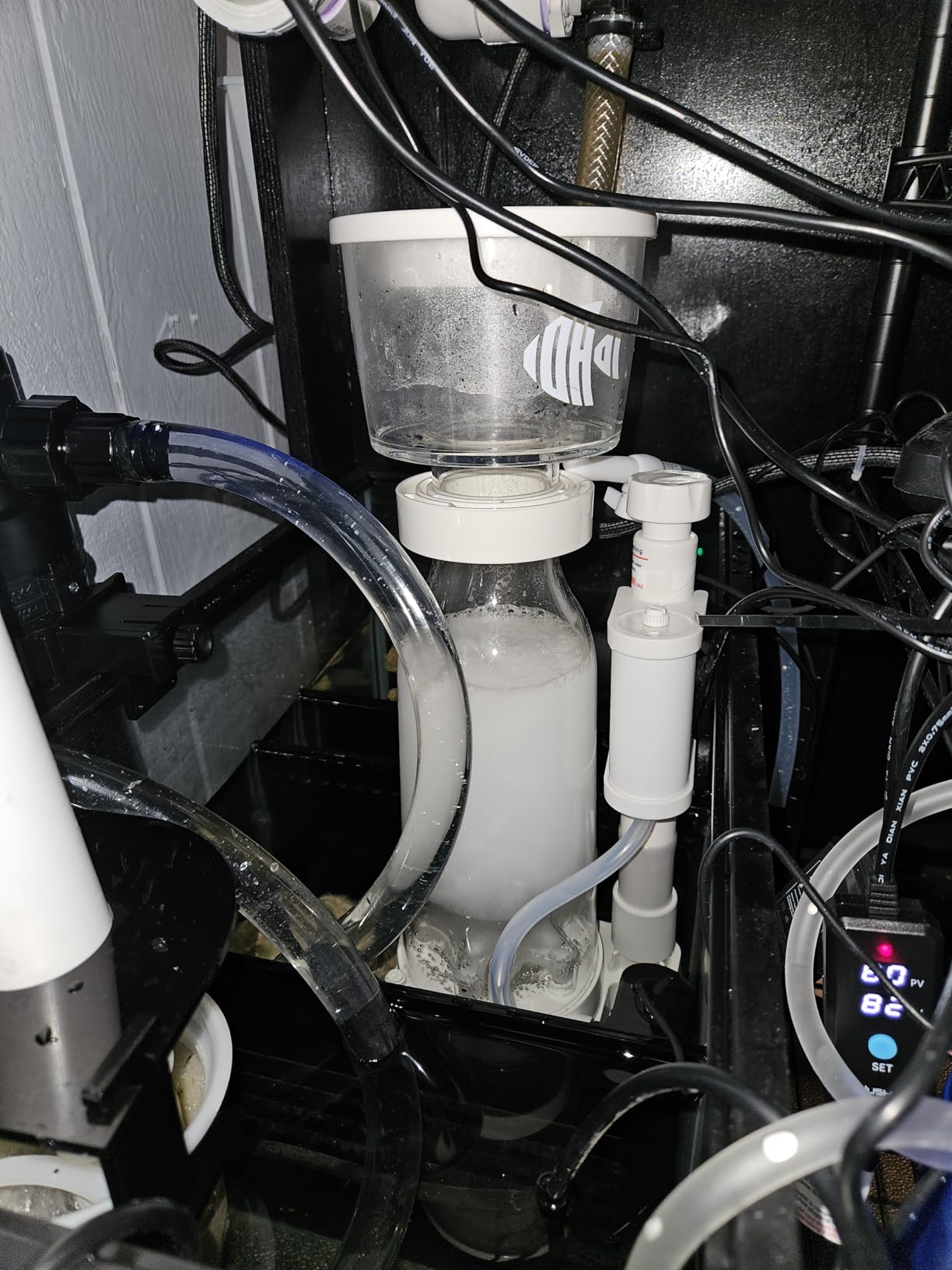 IOAOI in Sump Protein Skimmer for Saltwater Aquarium, Marine Reef Tanks | 60-90 Gallons, External Pump Installation with Controller customer photo 1