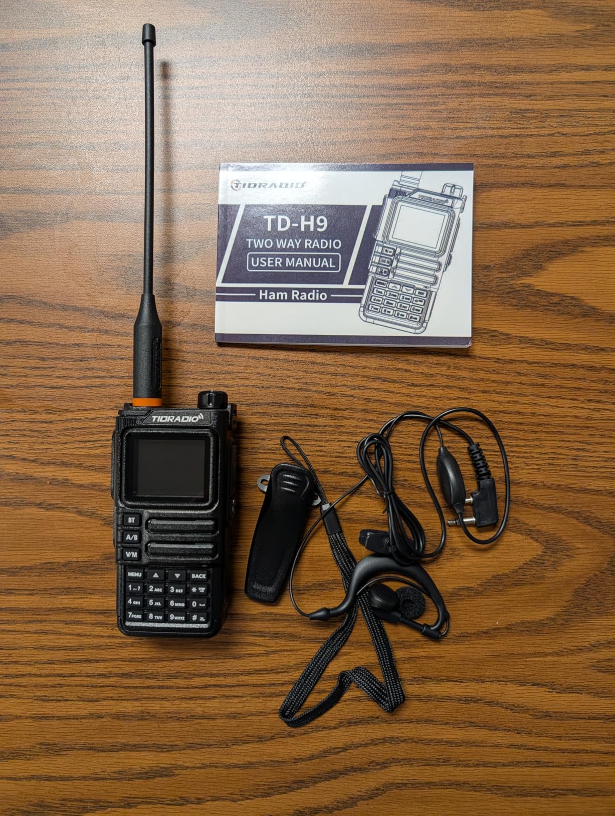 TIDRADIO TD-H9 10Watt Multi-Band GPS&APRS Ham Radio Capable of Bluetooth Connectivity; Wireless Programming; Frequency Spectrum Analysis;SMS Message Text; NOAA Weather Receiver Handheld Two Way Radio customer photo 1