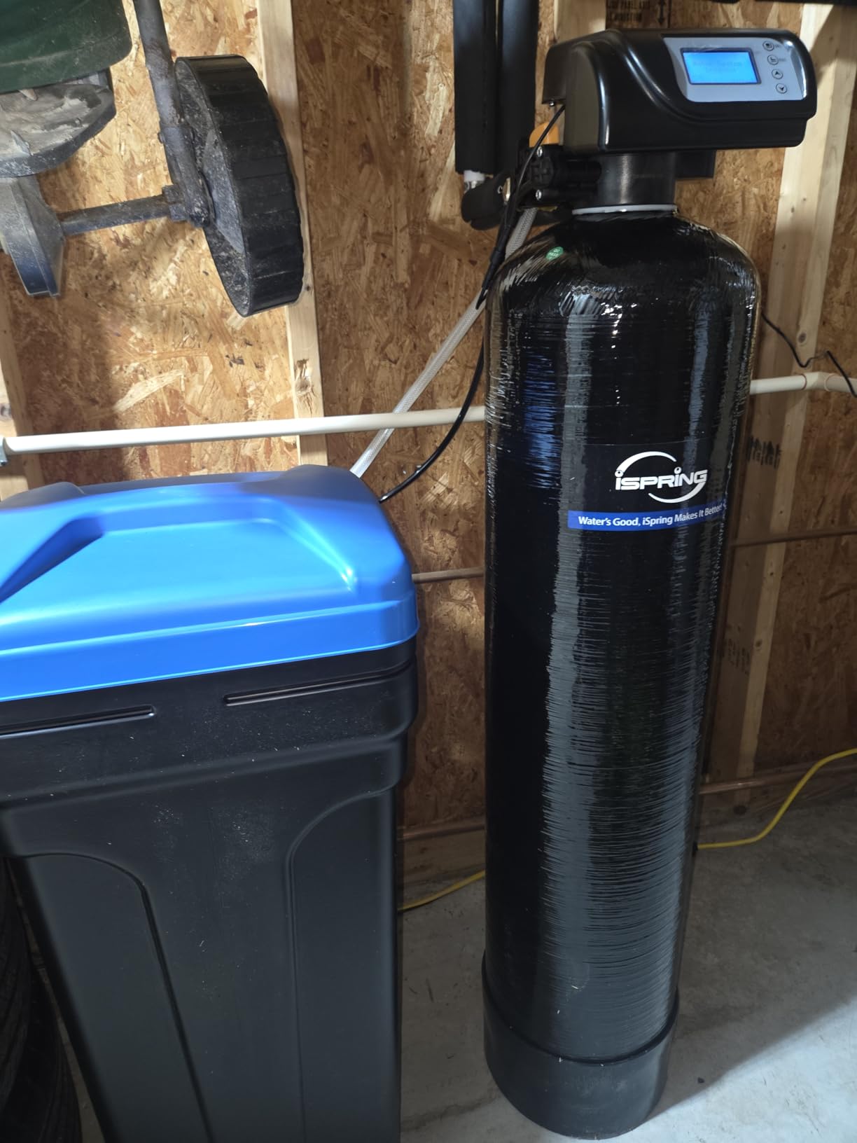 iSpring WCSTB45KG 45,000 Grains Whole House Water Softener with Brine Tank | Automatic Backwash & Regeneration, Commercial & Residential Use, Reduces Hardness customer photo 2
